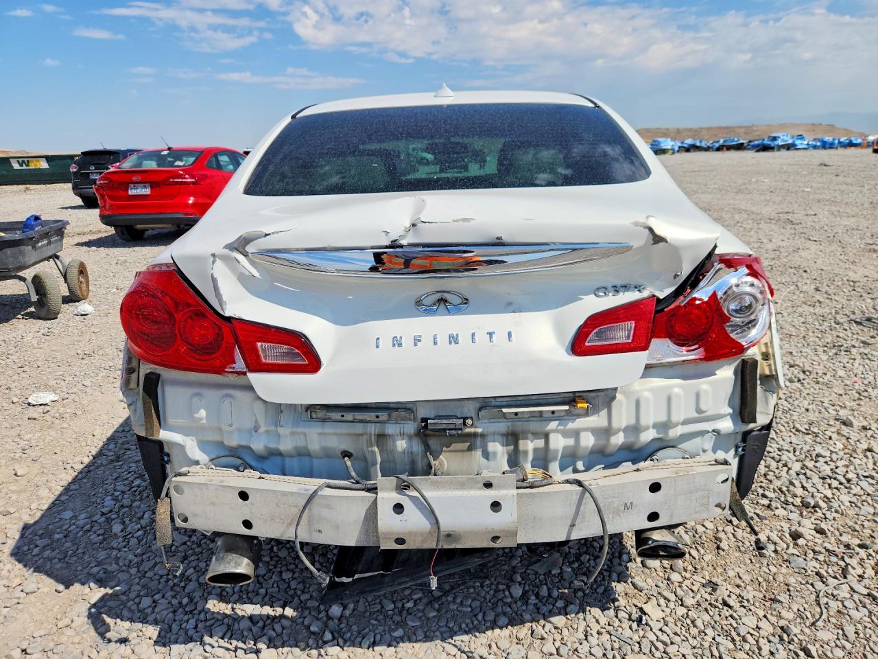 2013 Infiniti G37 Sedan X White vin: JN1CV6AR2DM750726