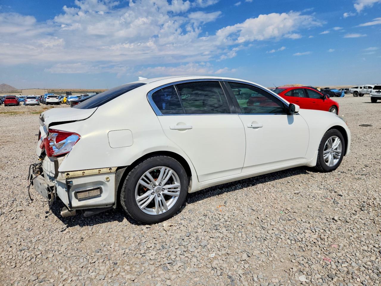 2013 Infiniti G37 Sedan X White vin: JN1CV6AR2DM750726