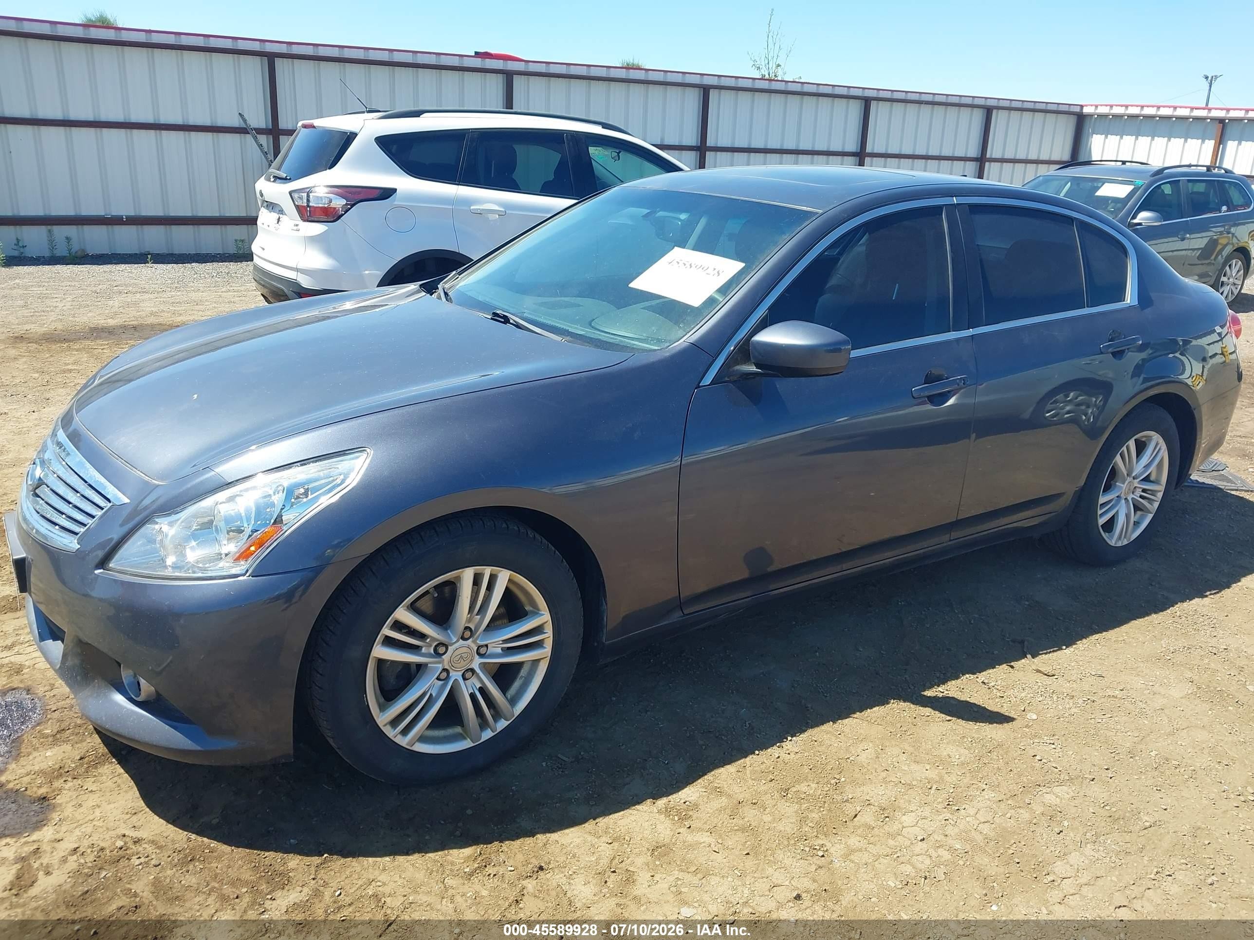 2013 Infiniti G37x   Silver vin: JN1CV6AR2DM753044