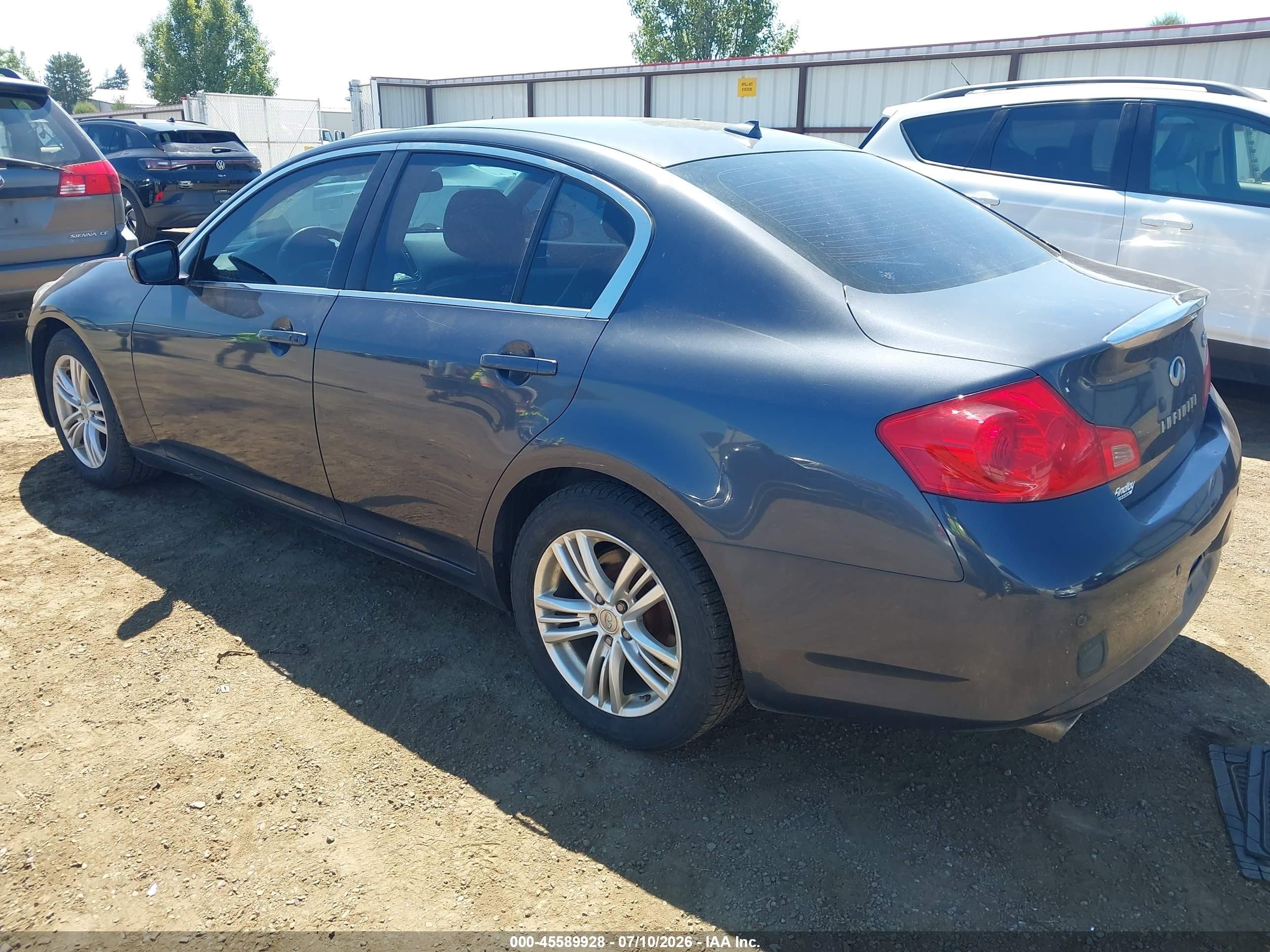 2013 Infiniti G37x   Silver vin: JN1CV6AR2DM753044