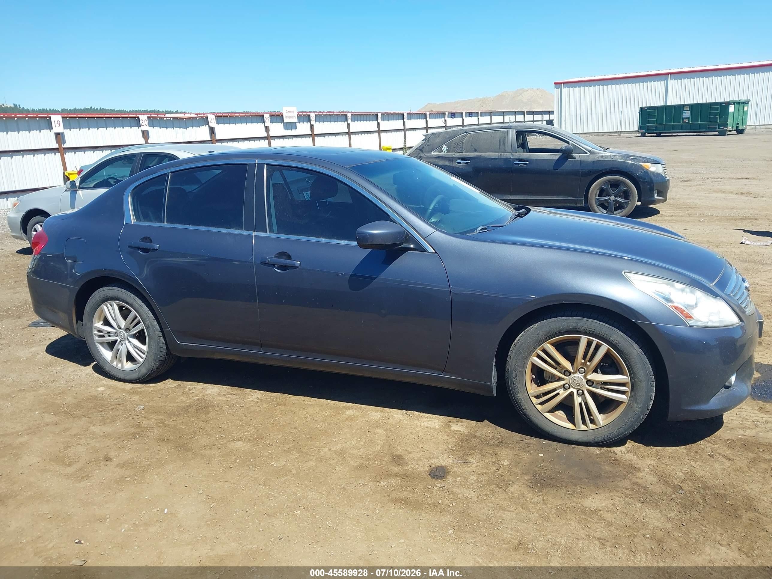 2013 Infiniti G37x   Silver vin: JN1CV6AR2DM753044