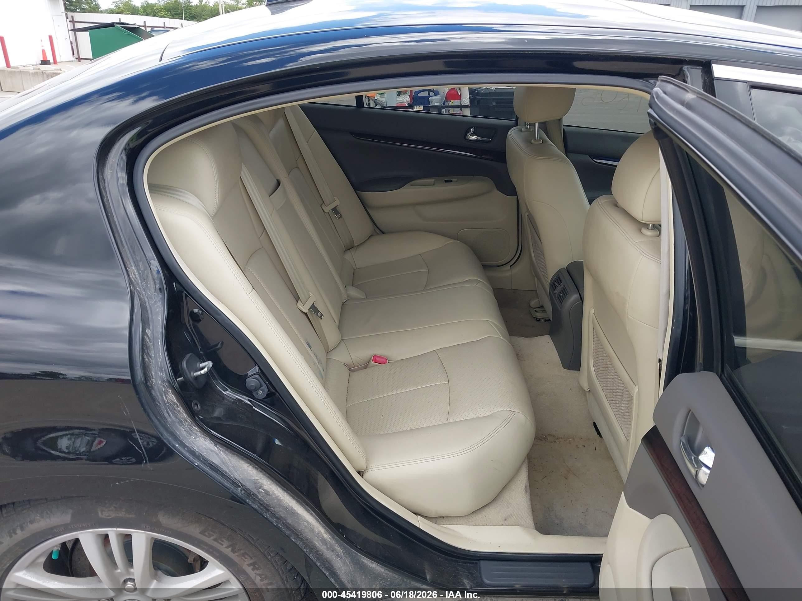 2013 Infiniti G37x Black vin: JN1CV6AR2DM754937