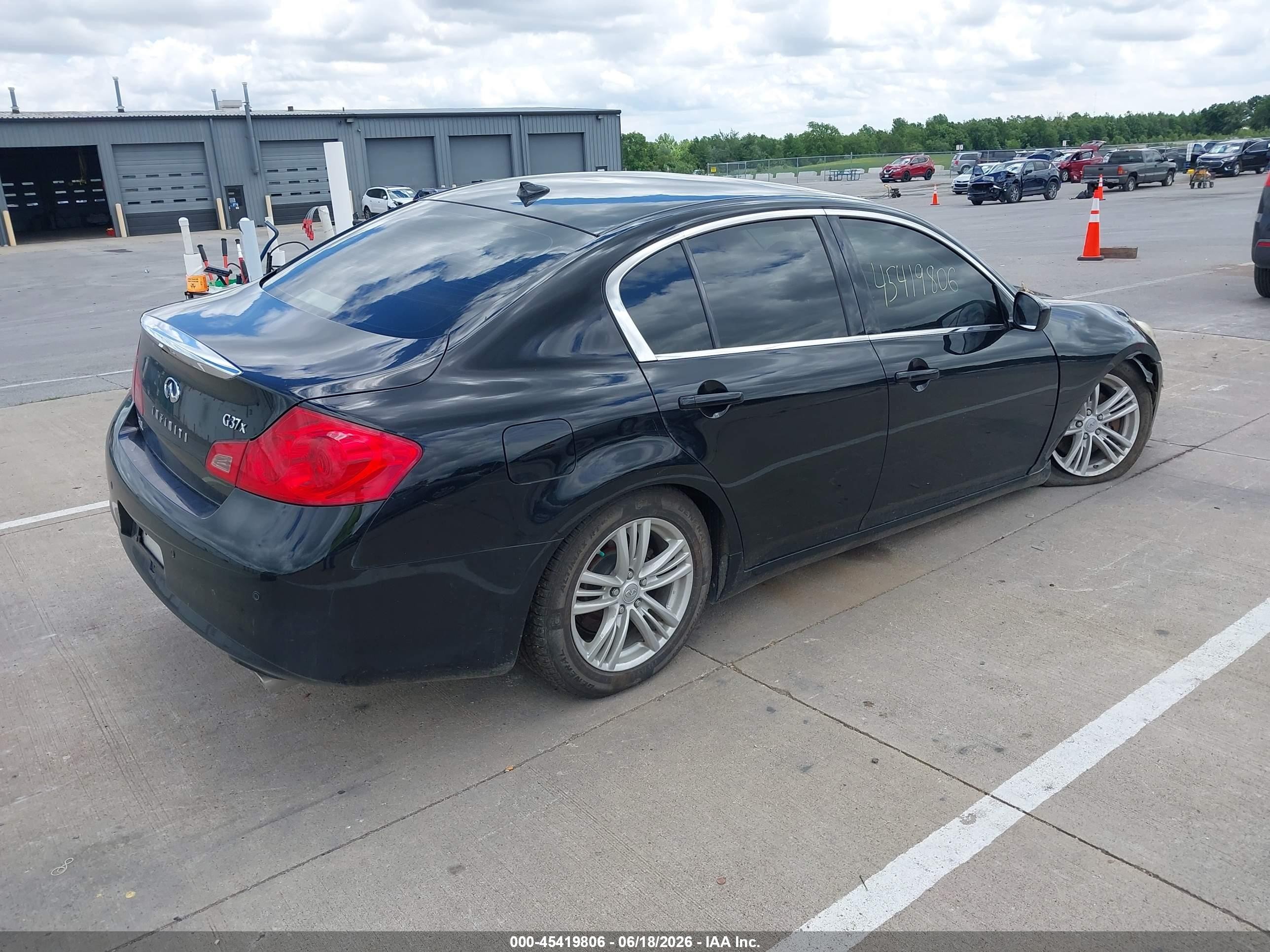 2013 Infiniti G37x Black vin: JN1CV6AR2DM754937
