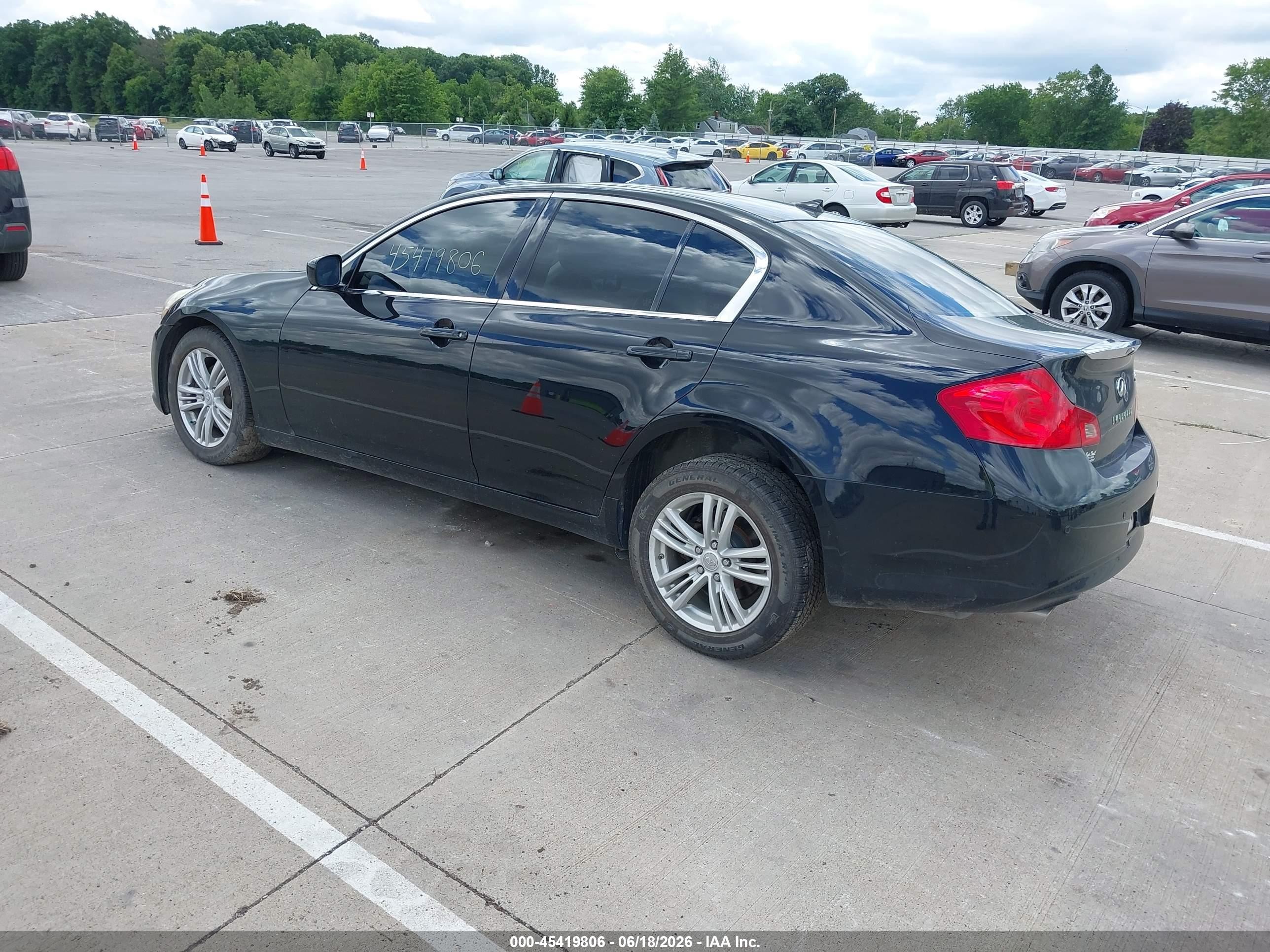 2013 Infiniti G37x Black vin: JN1CV6AR2DM754937