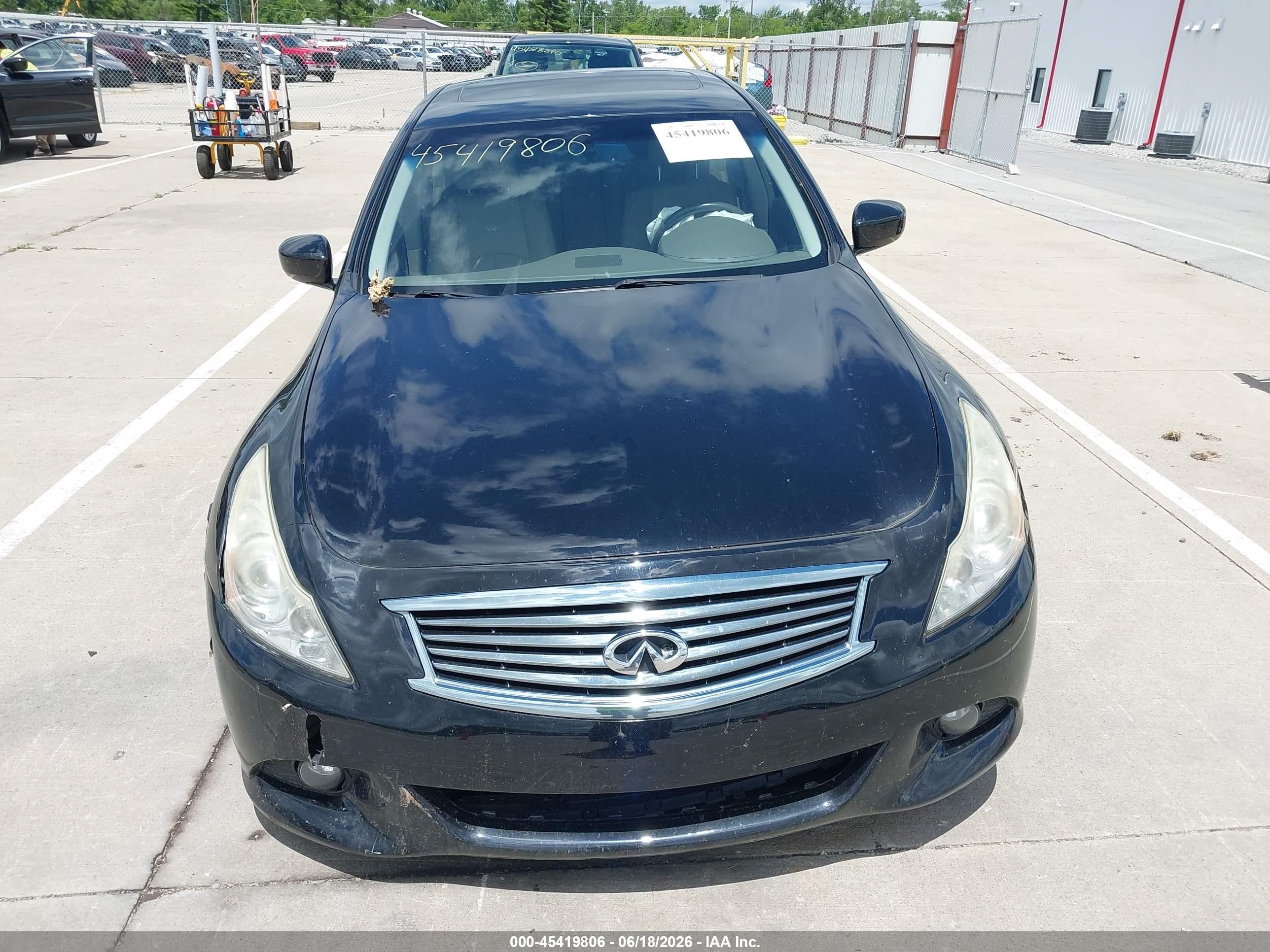2013 Infiniti G37x Black vin: JN1CV6AR2DM754937