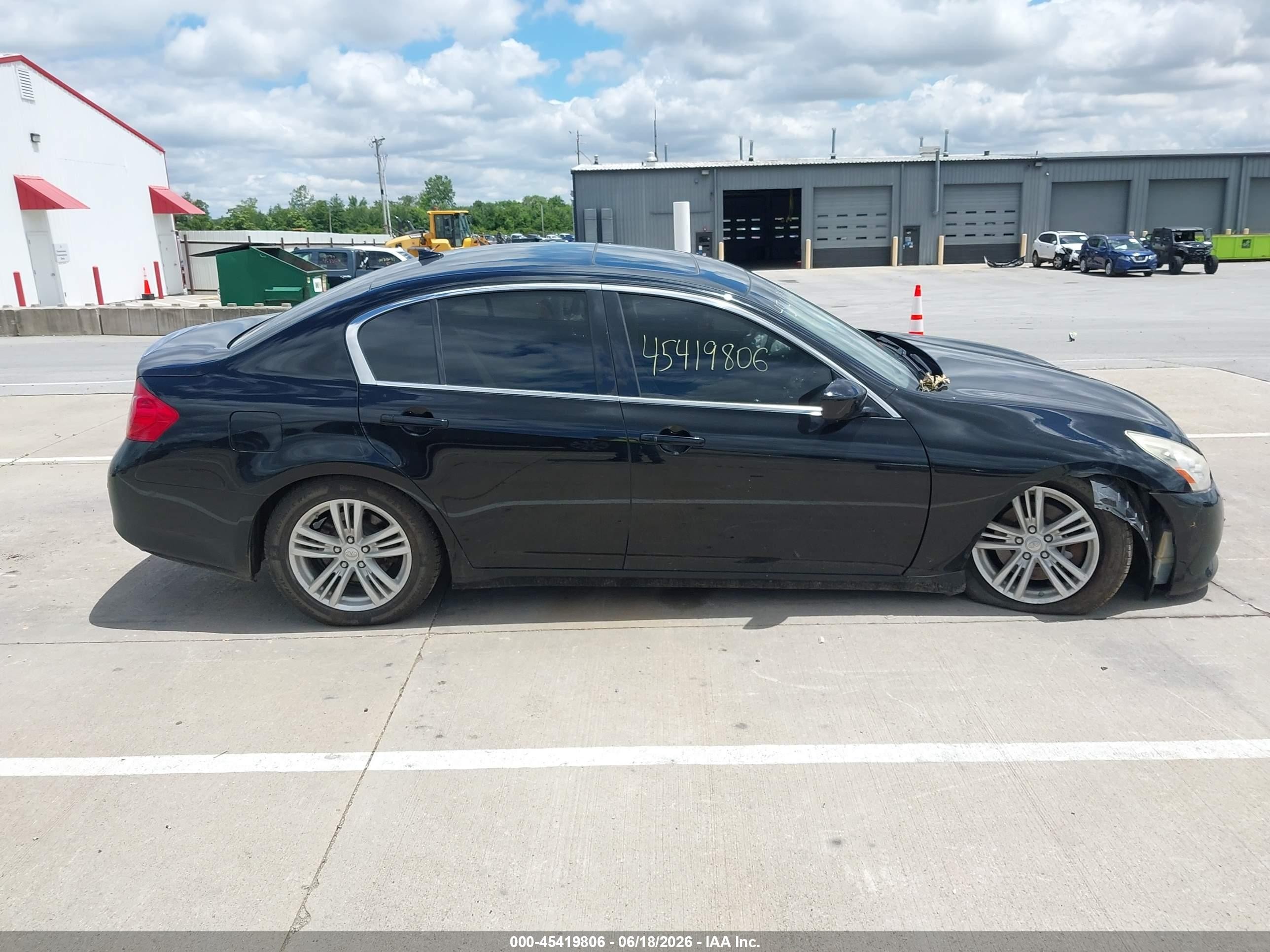 2013 Infiniti G37x Black vin: JN1CV6AR2DM754937