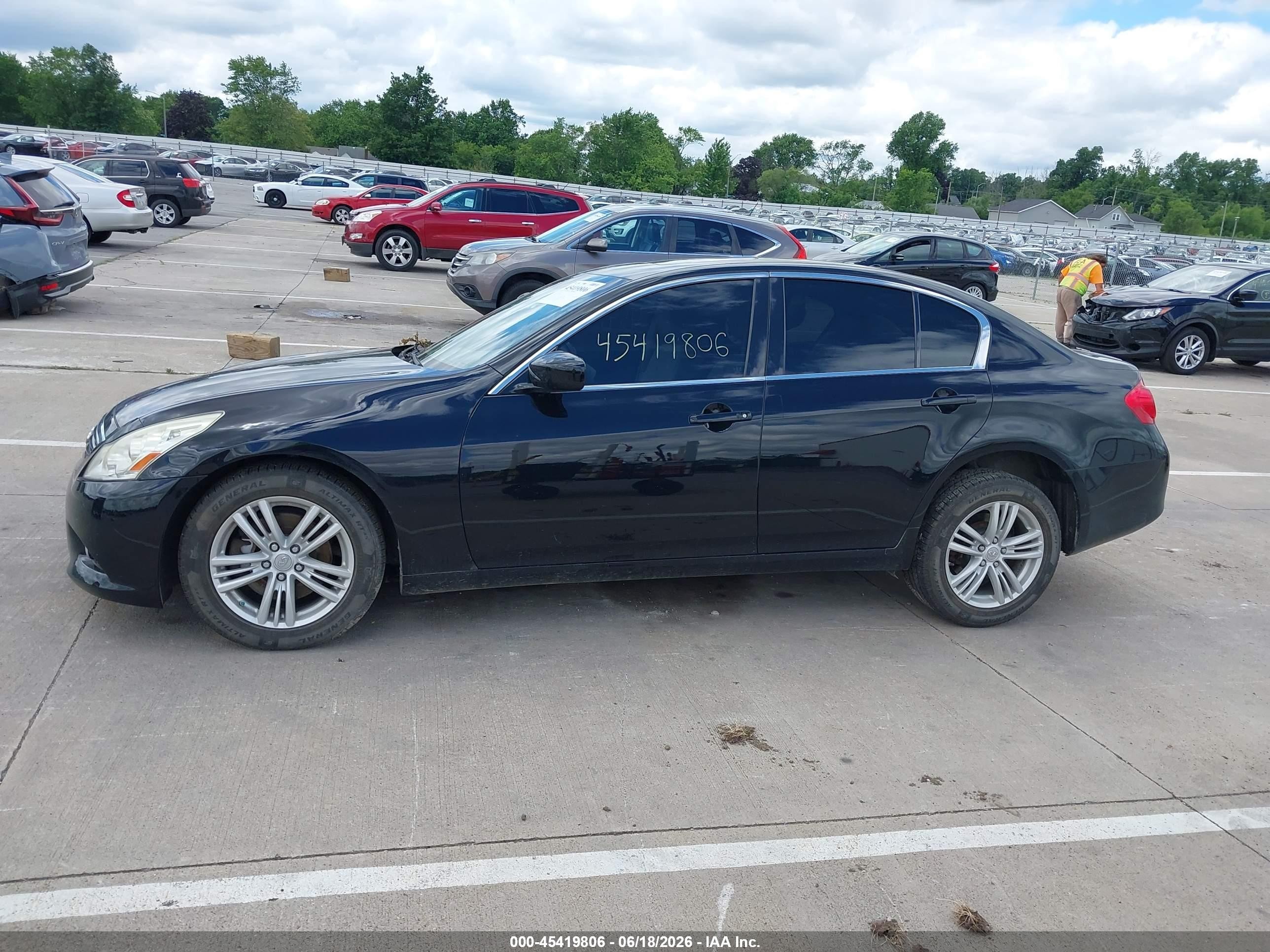 2013 Infiniti G37x Black vin: JN1CV6AR2DM754937