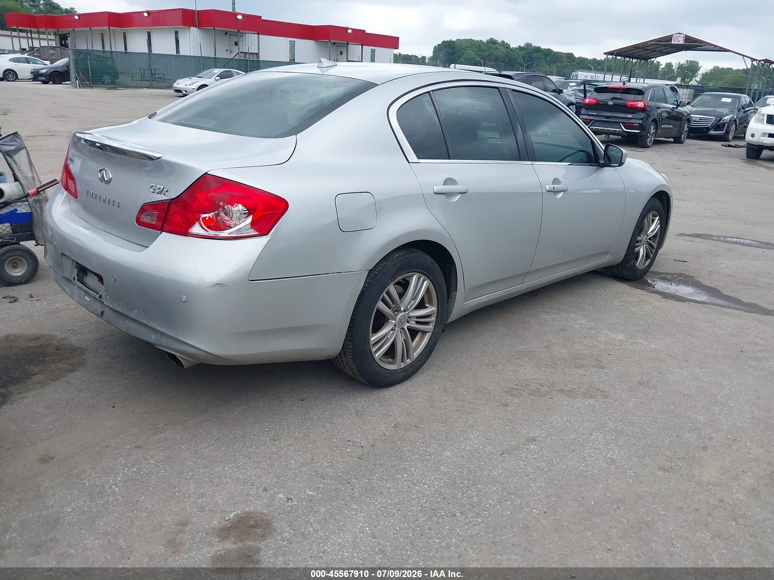 2013 Infiniti G37x Серебряный vin: JN1CV6AR2DM755876