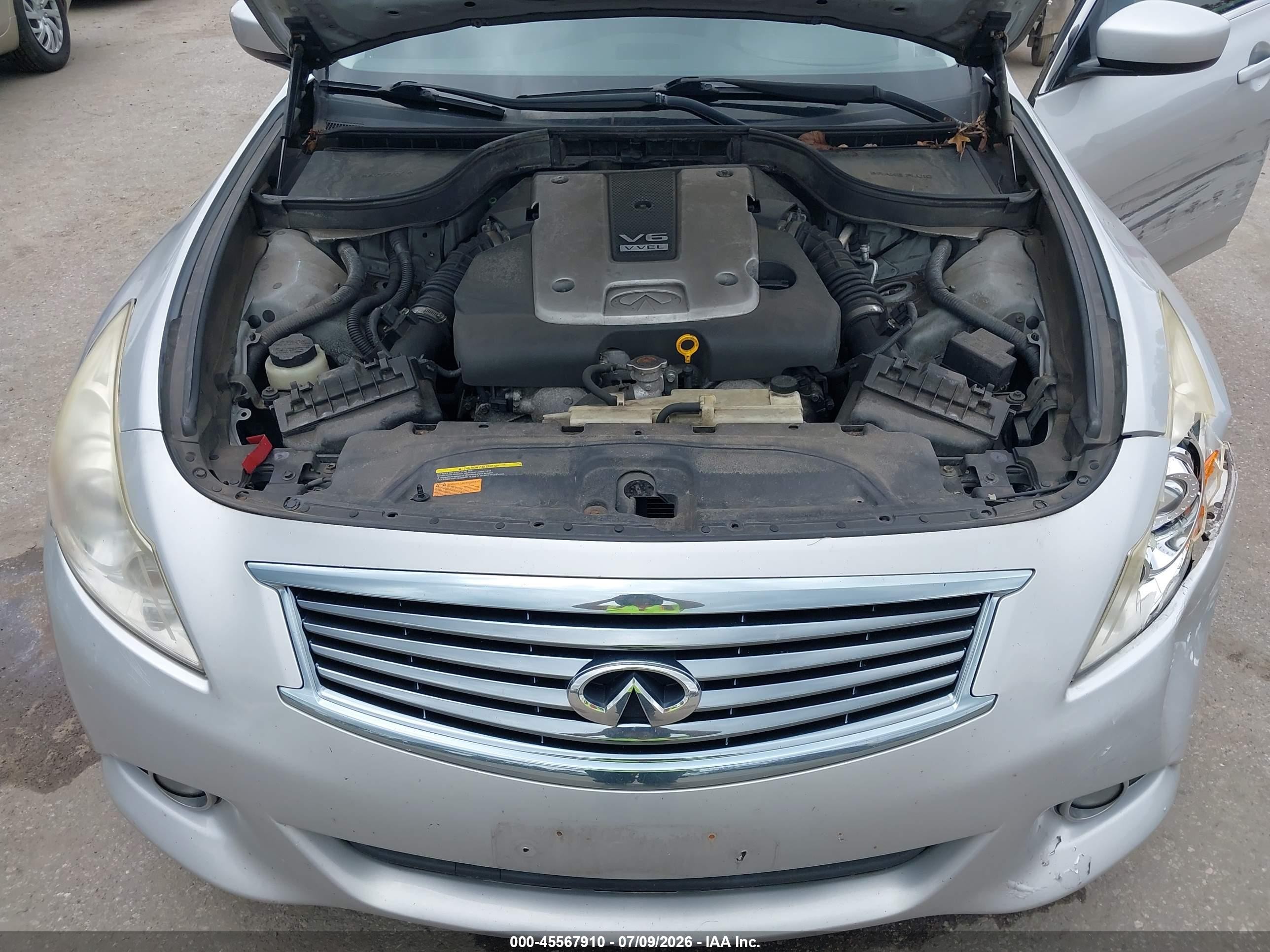 2013 Infiniti G37x Серебряный vin: JN1CV6AR2DM755876