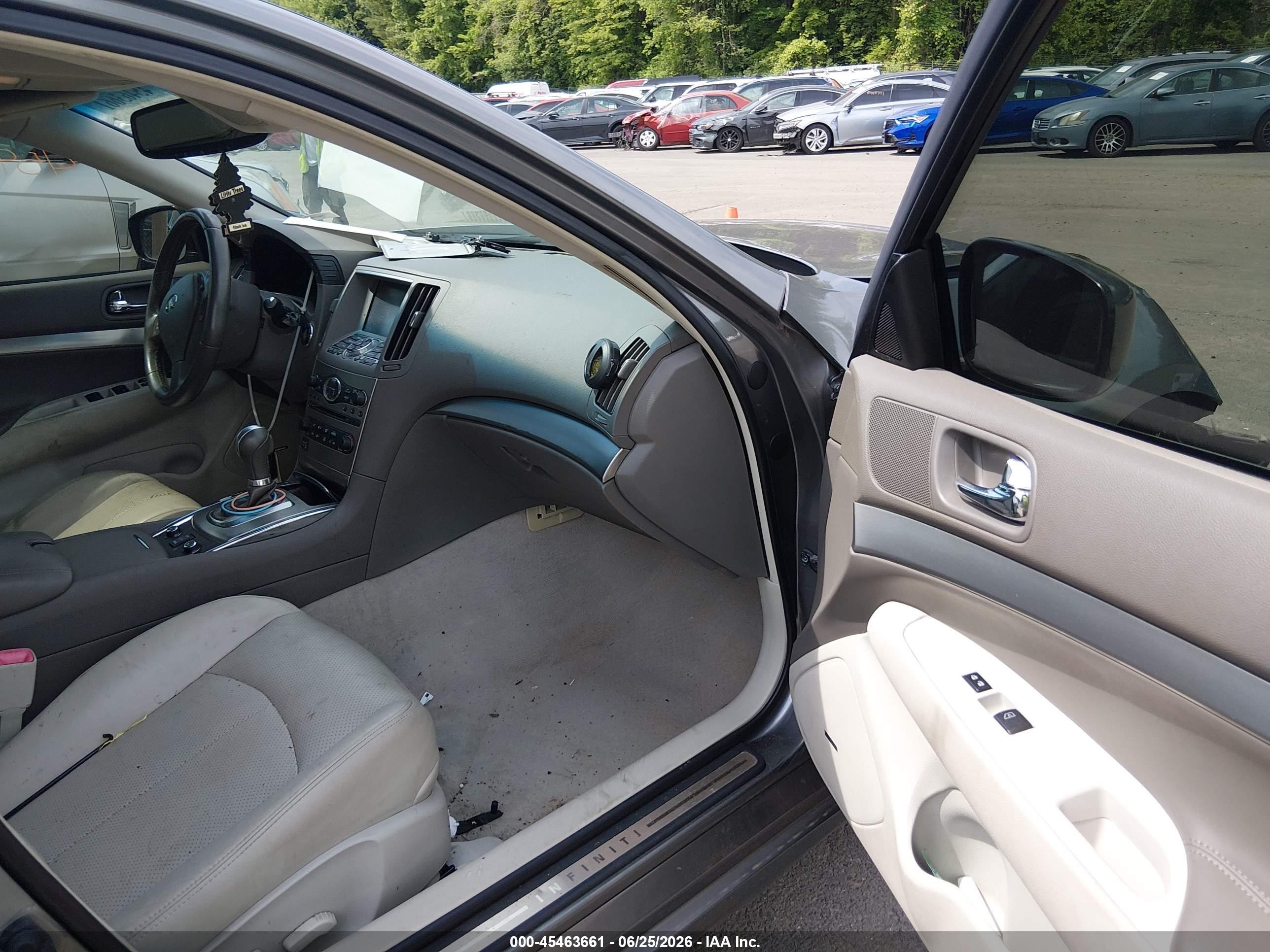 2013 Infiniti G37x Серый vin: JN1CV6AR2DM765209