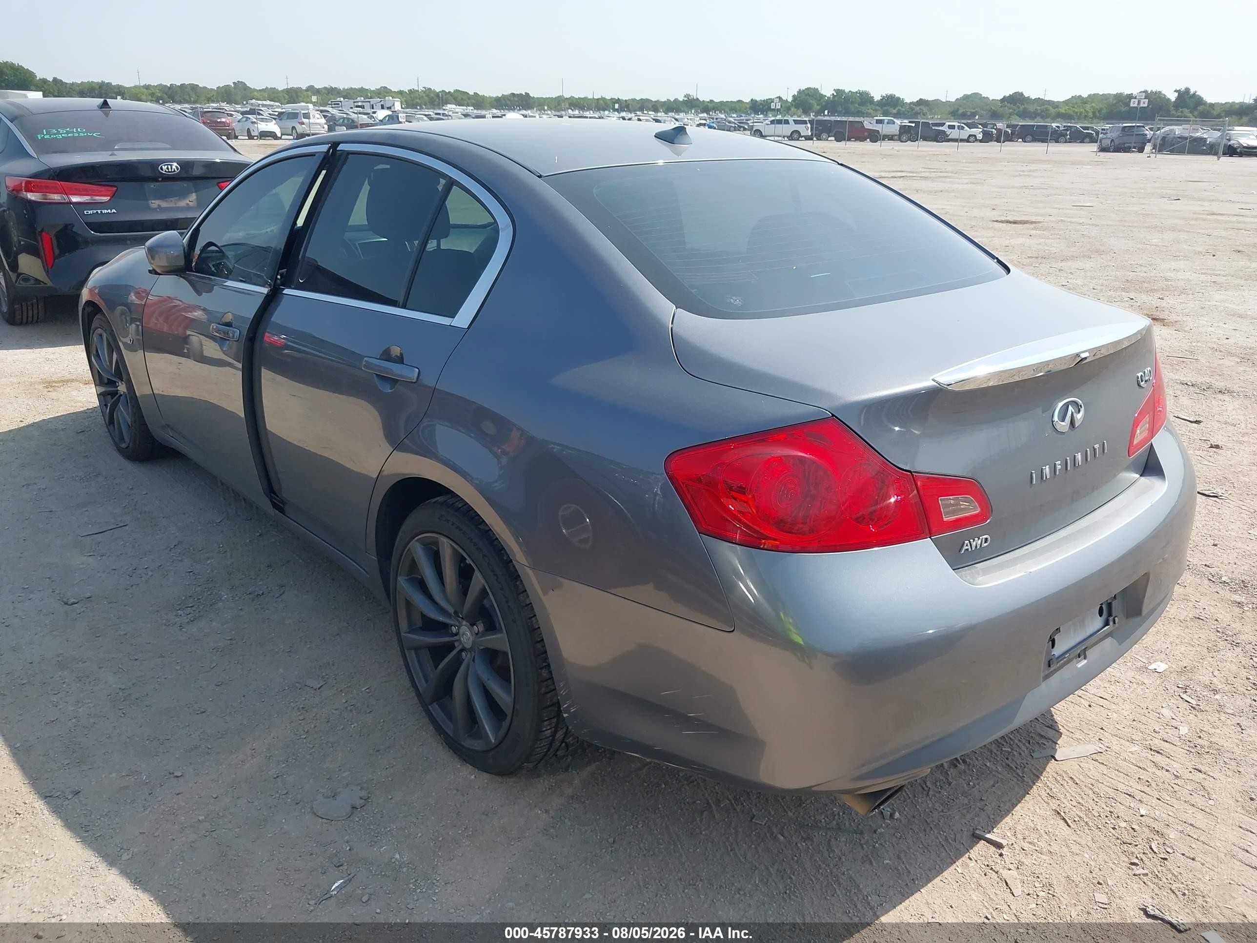 2015 Infiniti Q40 Gray vin: JN1CV6AR2FM524771
