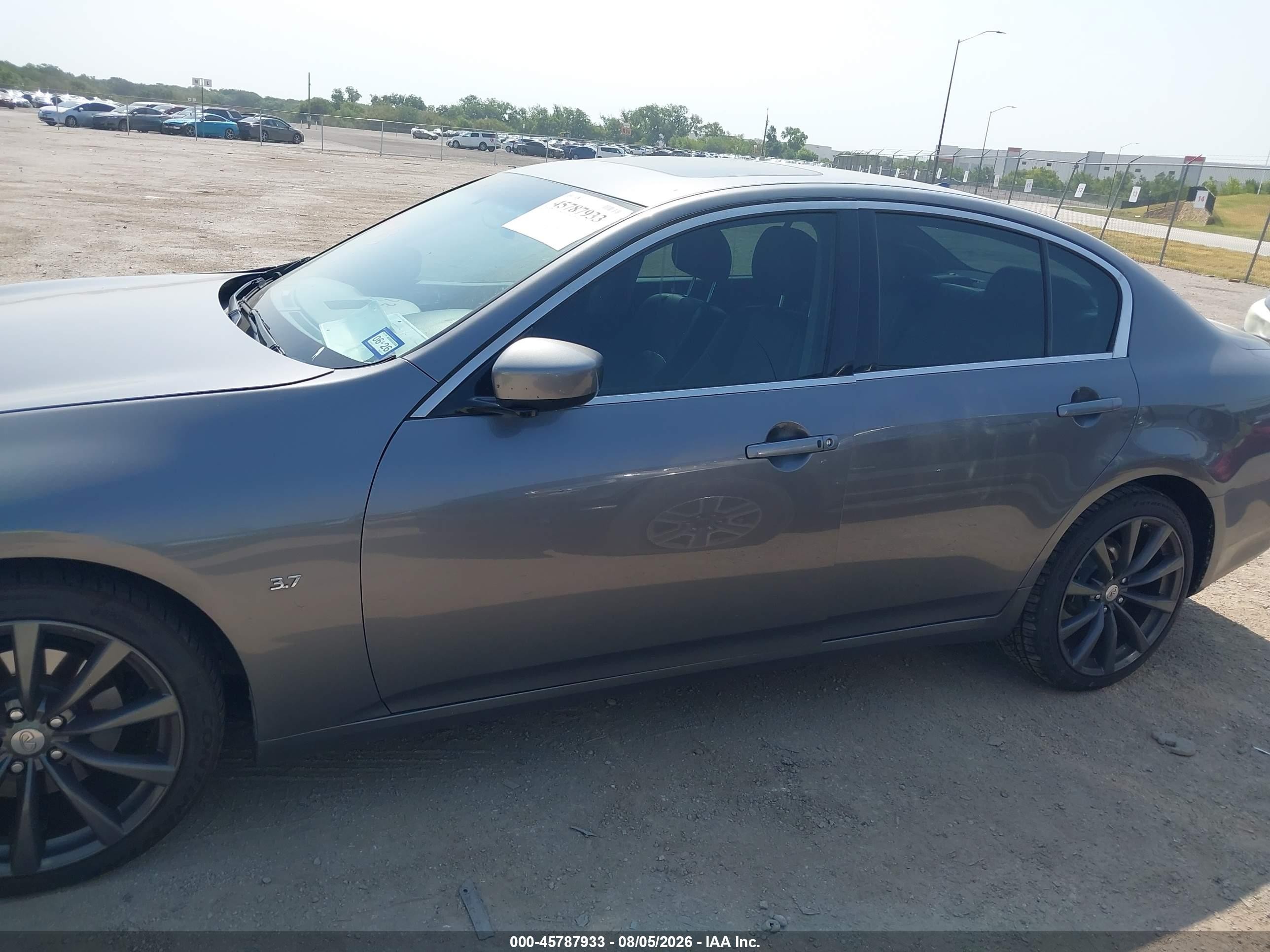 2015 Infiniti Q40 Gray vin: JN1CV6AR2FM524771