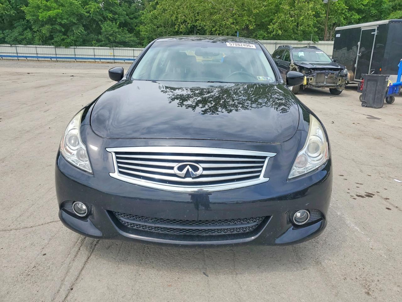 2015 Infiniti Q40 Base Black vin: JN1CV6AR2FM650113
