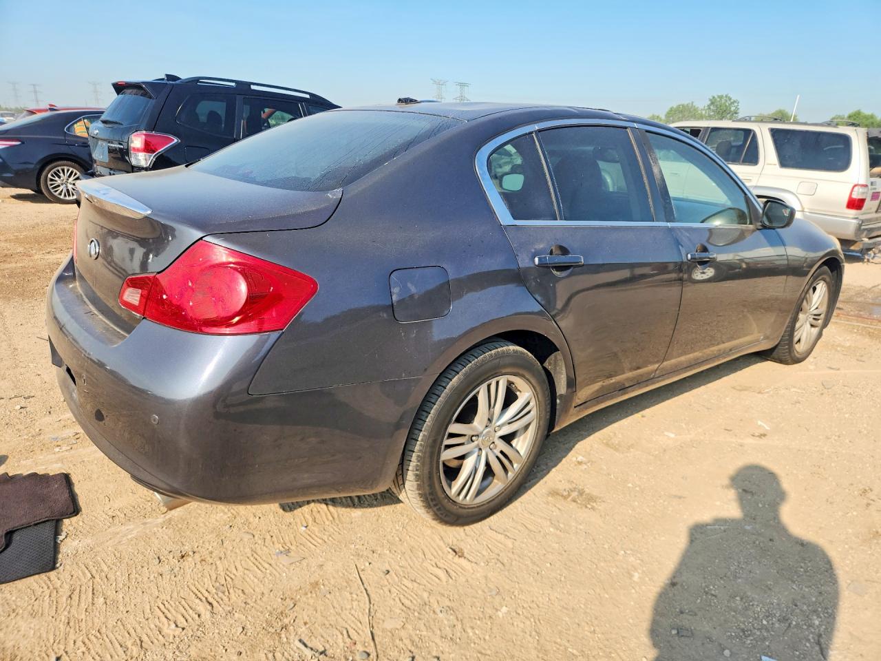 2010 Infiniti G37 Серый vin: JN1CV6AR3AM252661