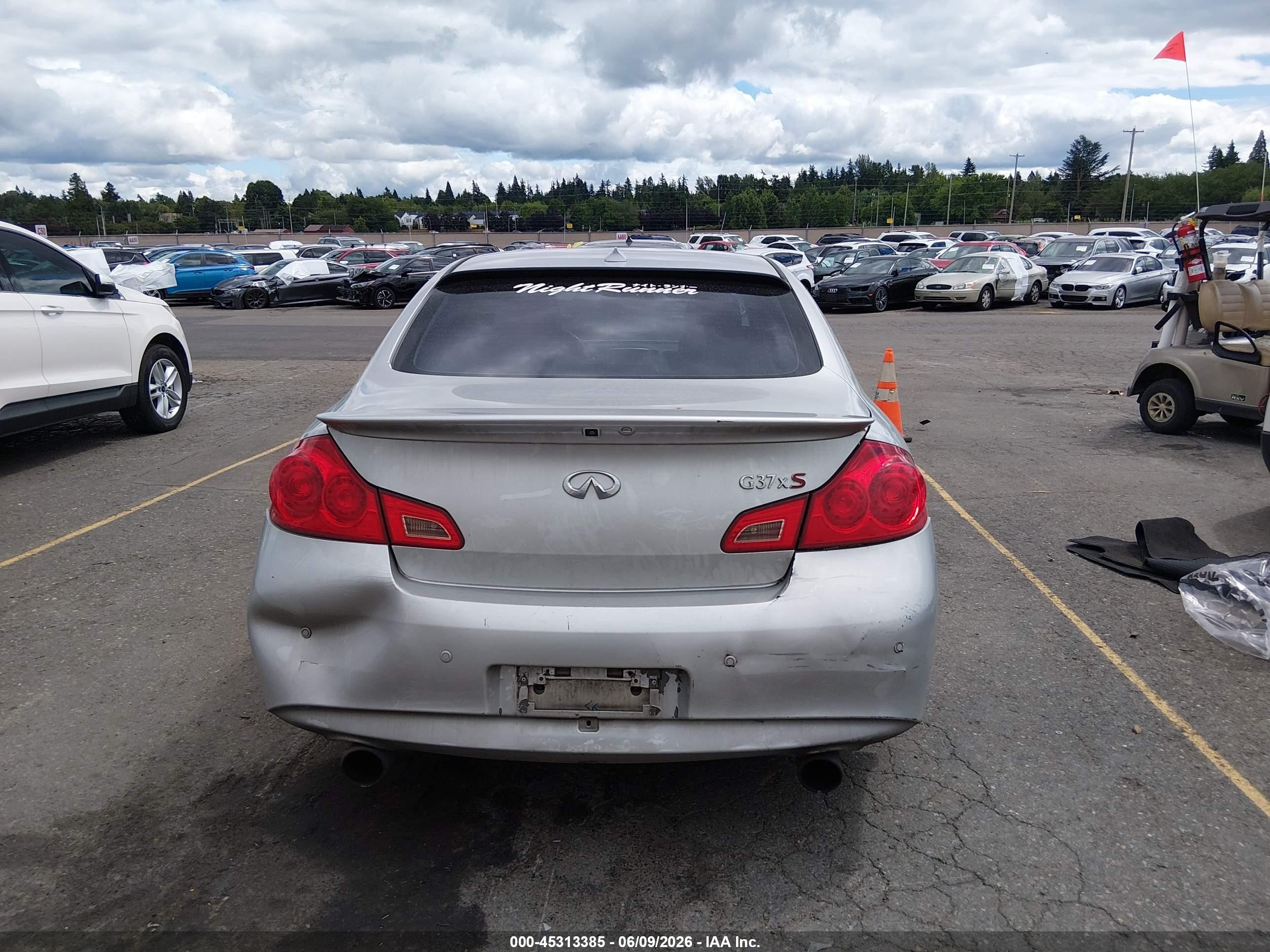 2010 Infiniti G37x   Silver vin: JN1CV6AR3AM452536