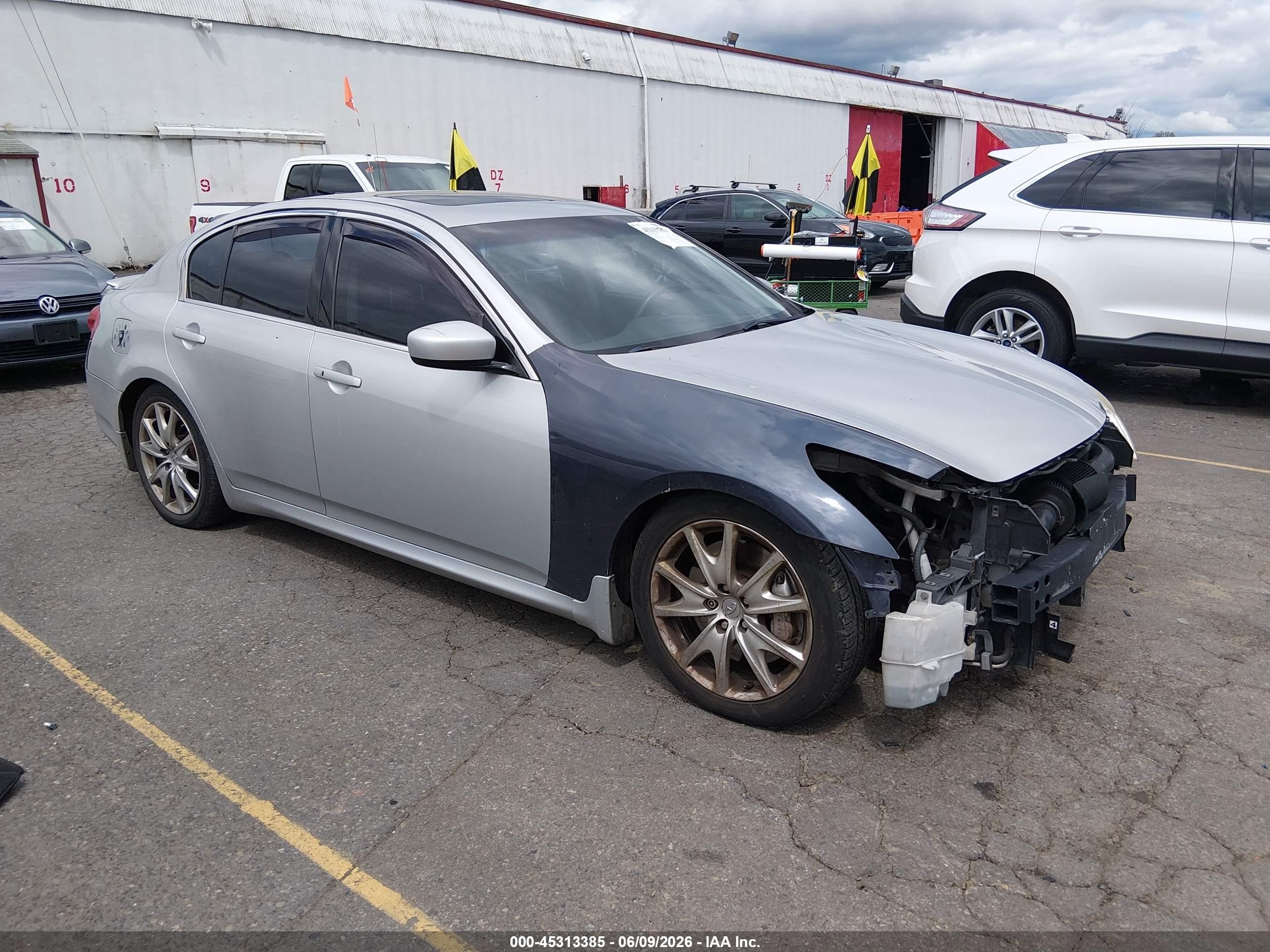 2010 Infiniti G37x   Silver vin: JN1CV6AR3AM452536