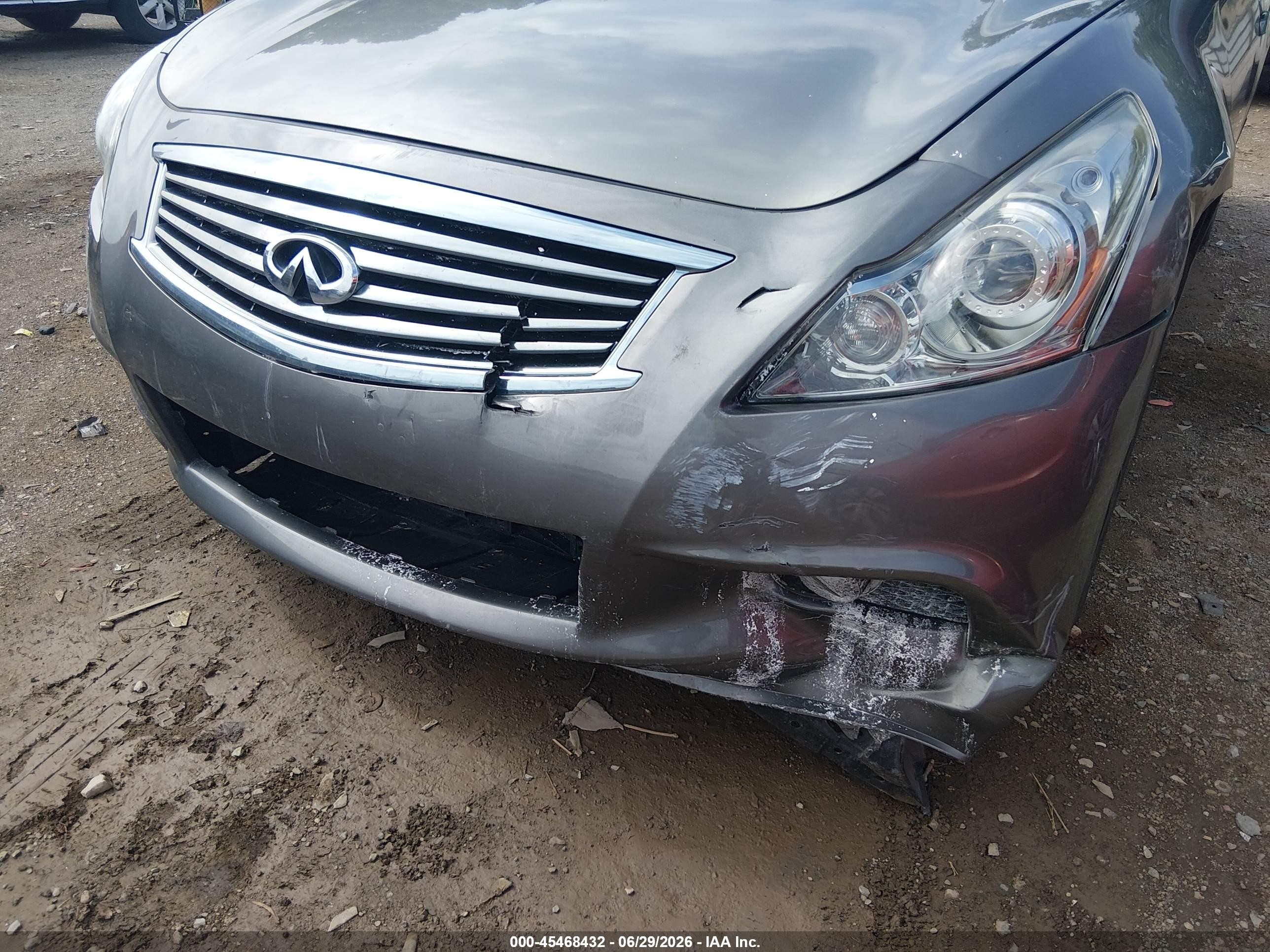 2010 Infiniti G37x Gray vin: JN1CV6AR3AM454528