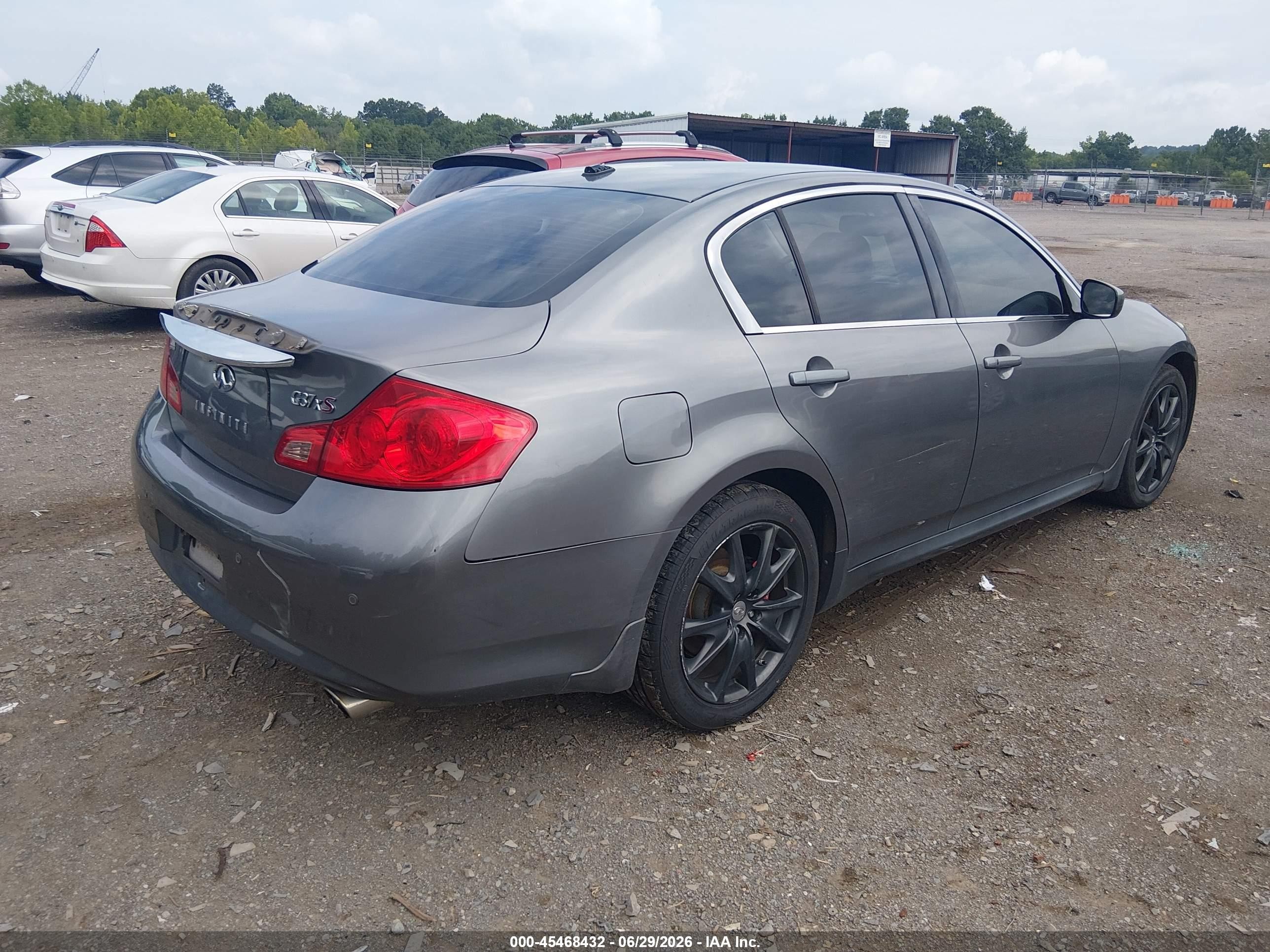 2010 Infiniti G37x Gray vin: JN1CV6AR3AM454528