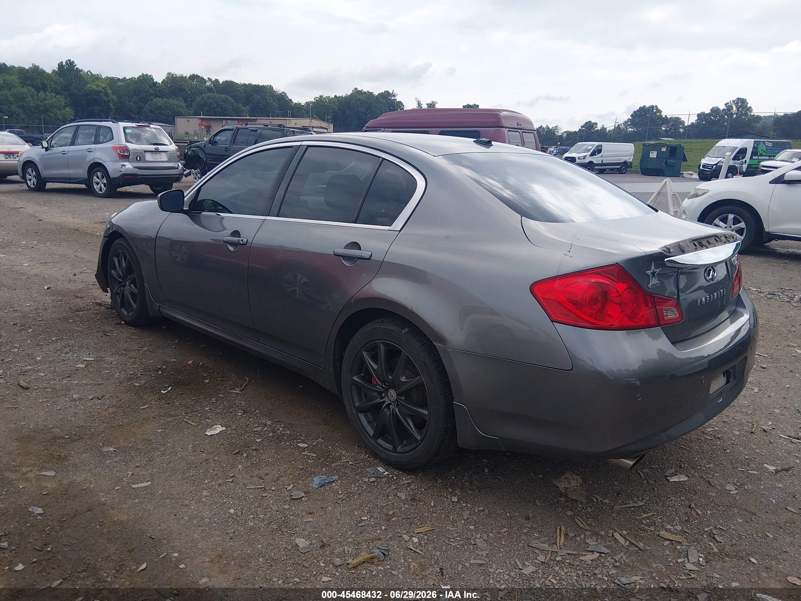2010 Infiniti G37x Gray vin: JN1CV6AR3AM454528