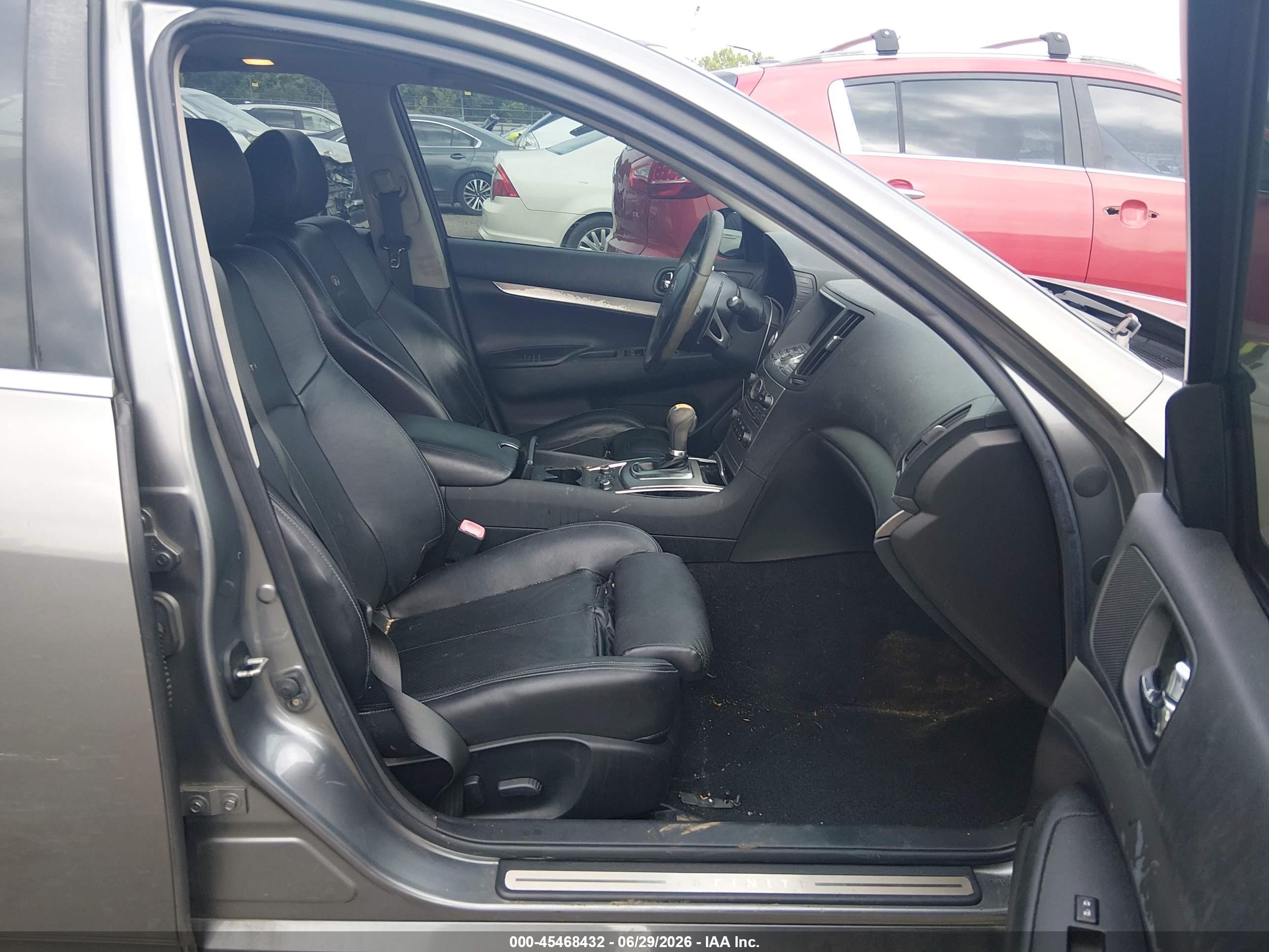 2010 Infiniti G37x Gray vin: JN1CV6AR3AM454528