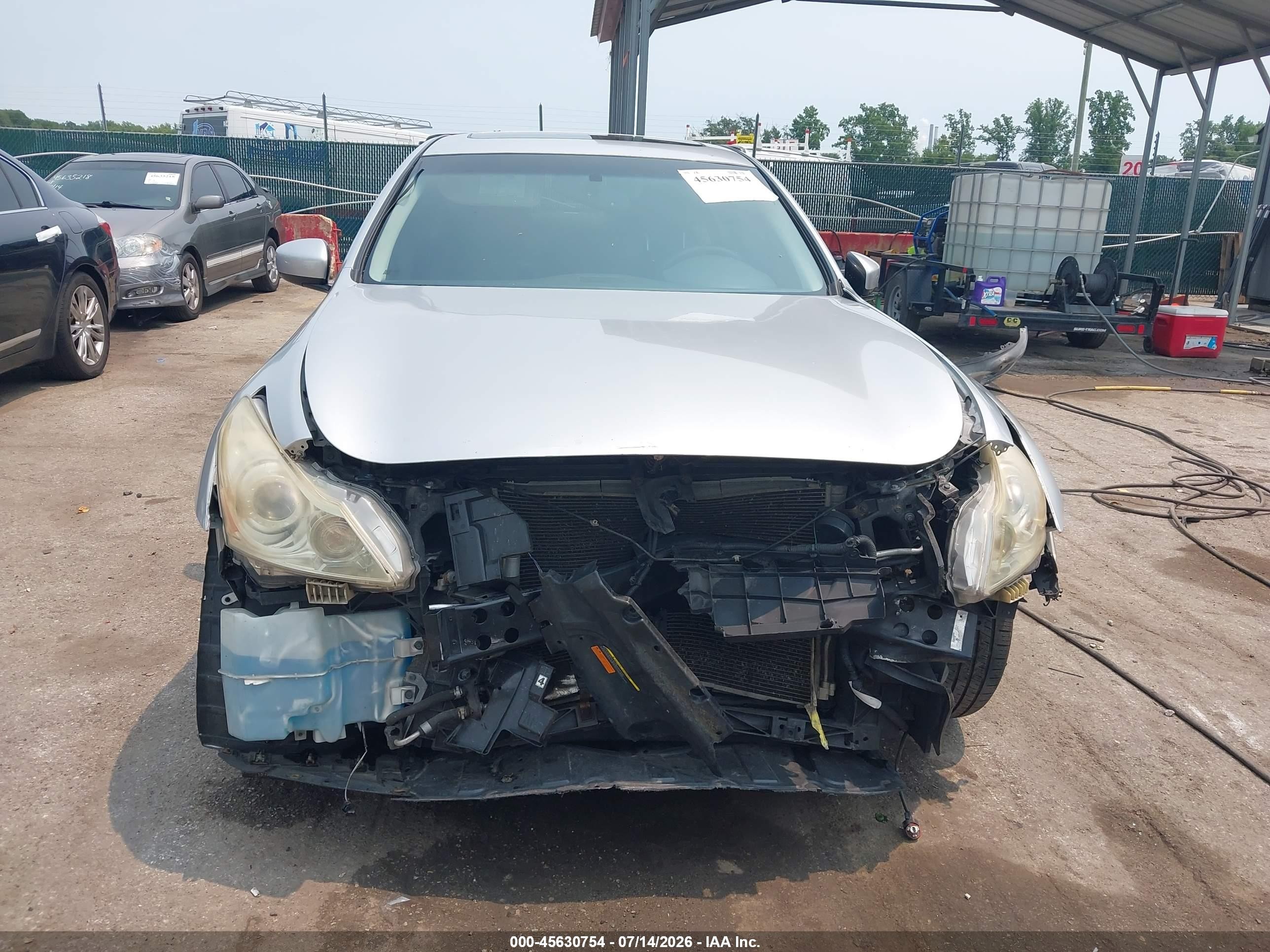 2010 Infiniti G37x   Silver vin: JN1CV6AR3AM456649