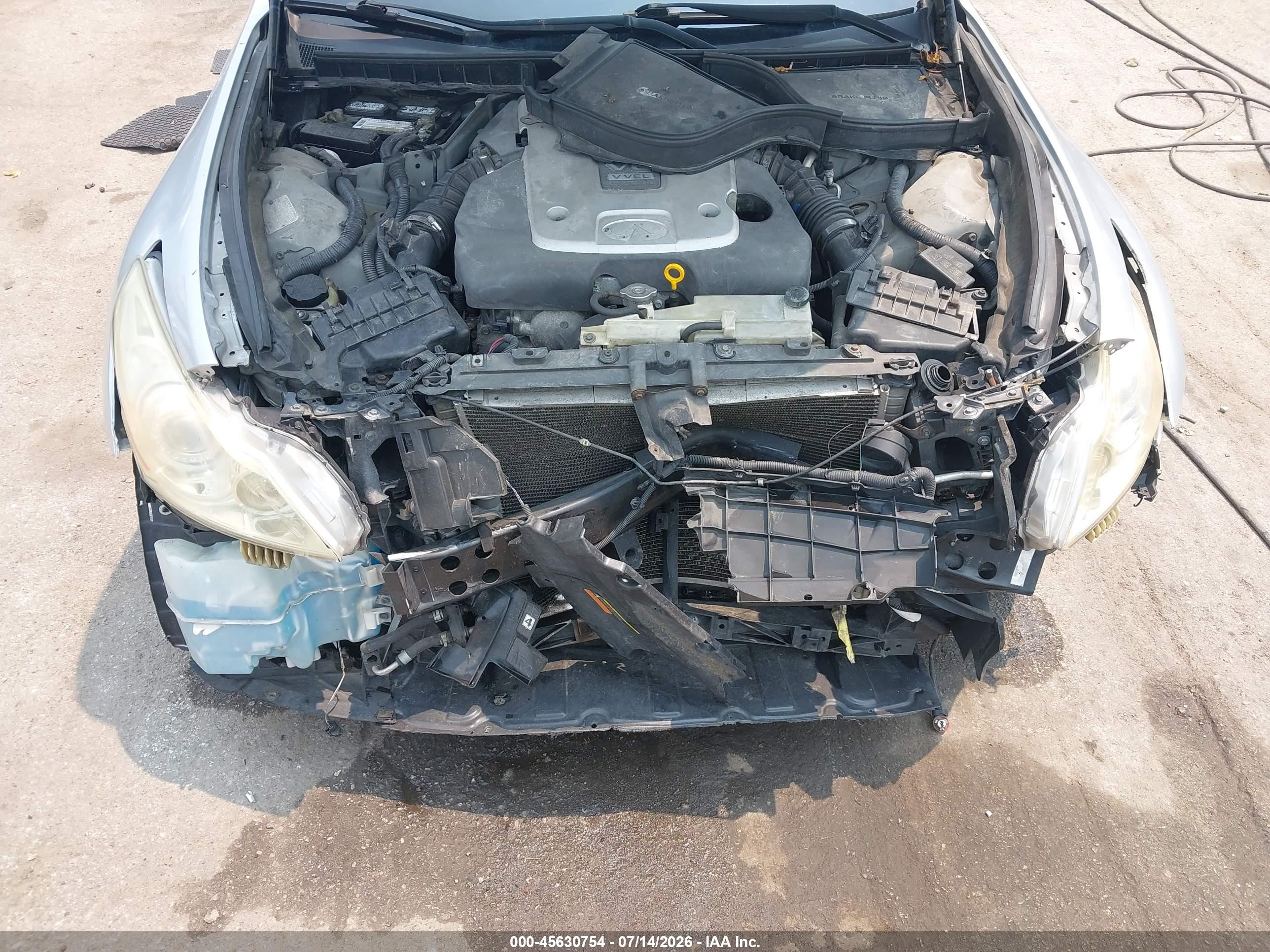 2010 Infiniti G37x   Silver vin: JN1CV6AR3AM456649