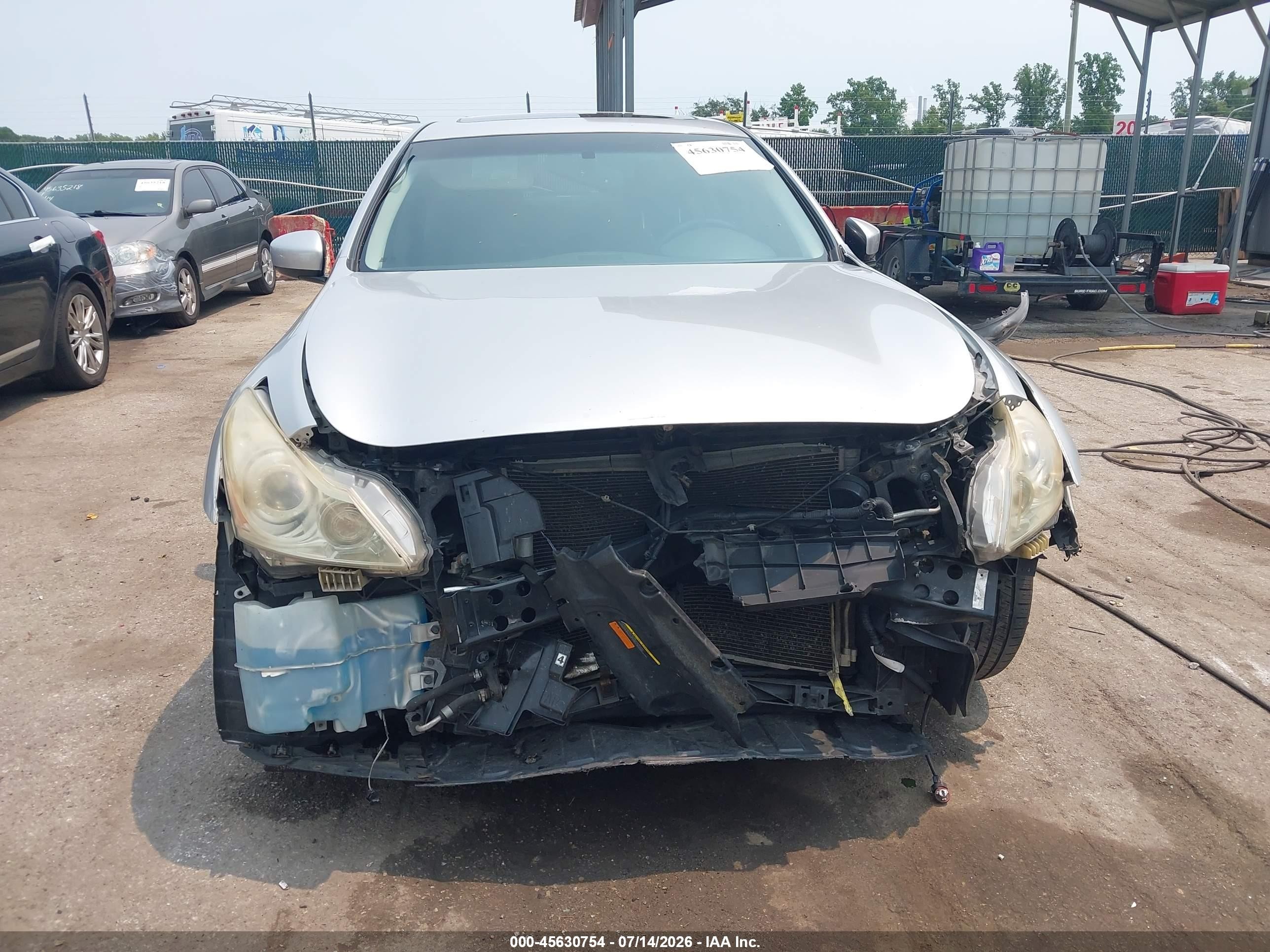 2010 Infiniti G37x   Silver vin: JN1CV6AR3AM456649