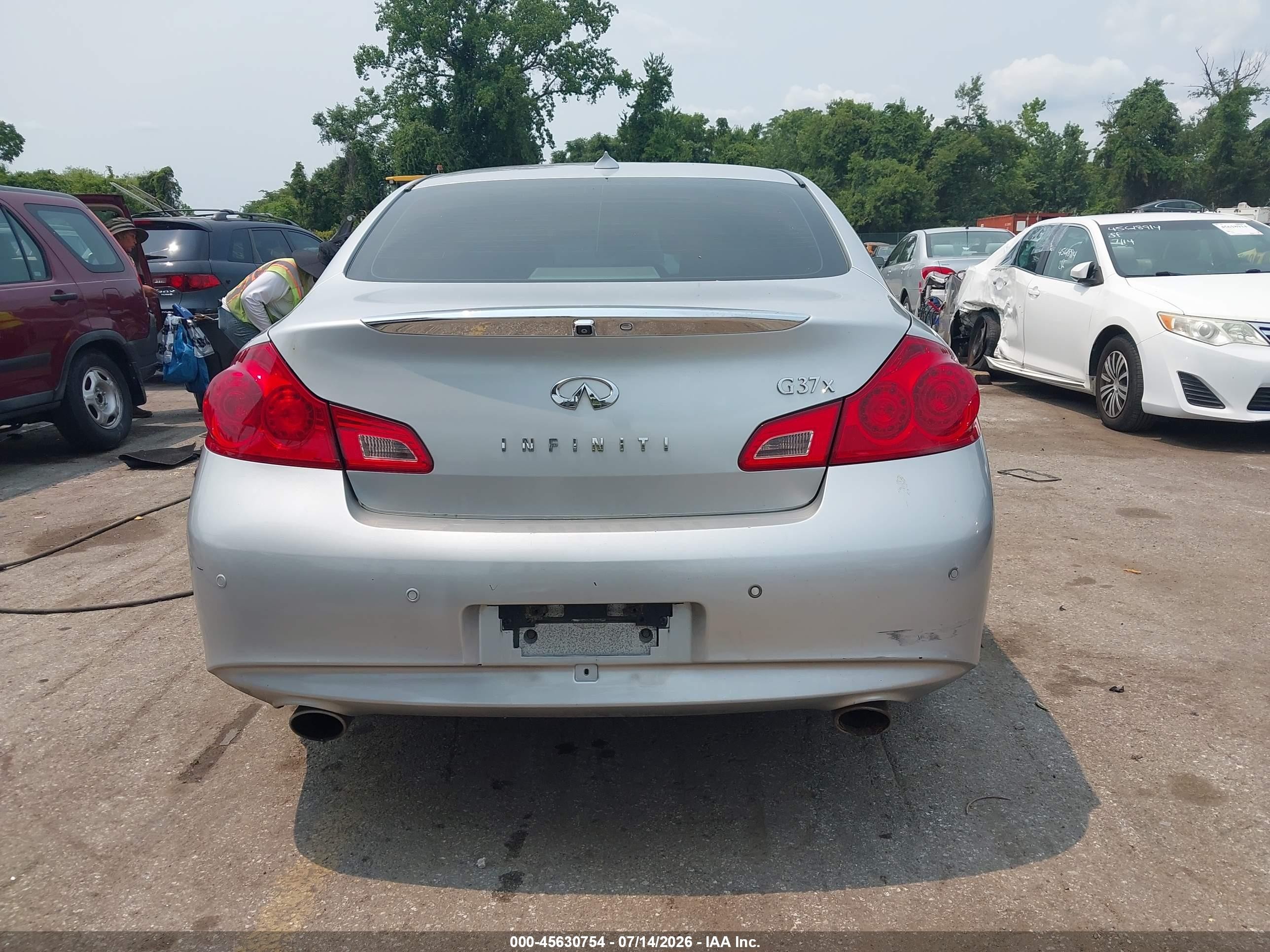 2010 Infiniti G37x   Silver vin: JN1CV6AR3AM456649