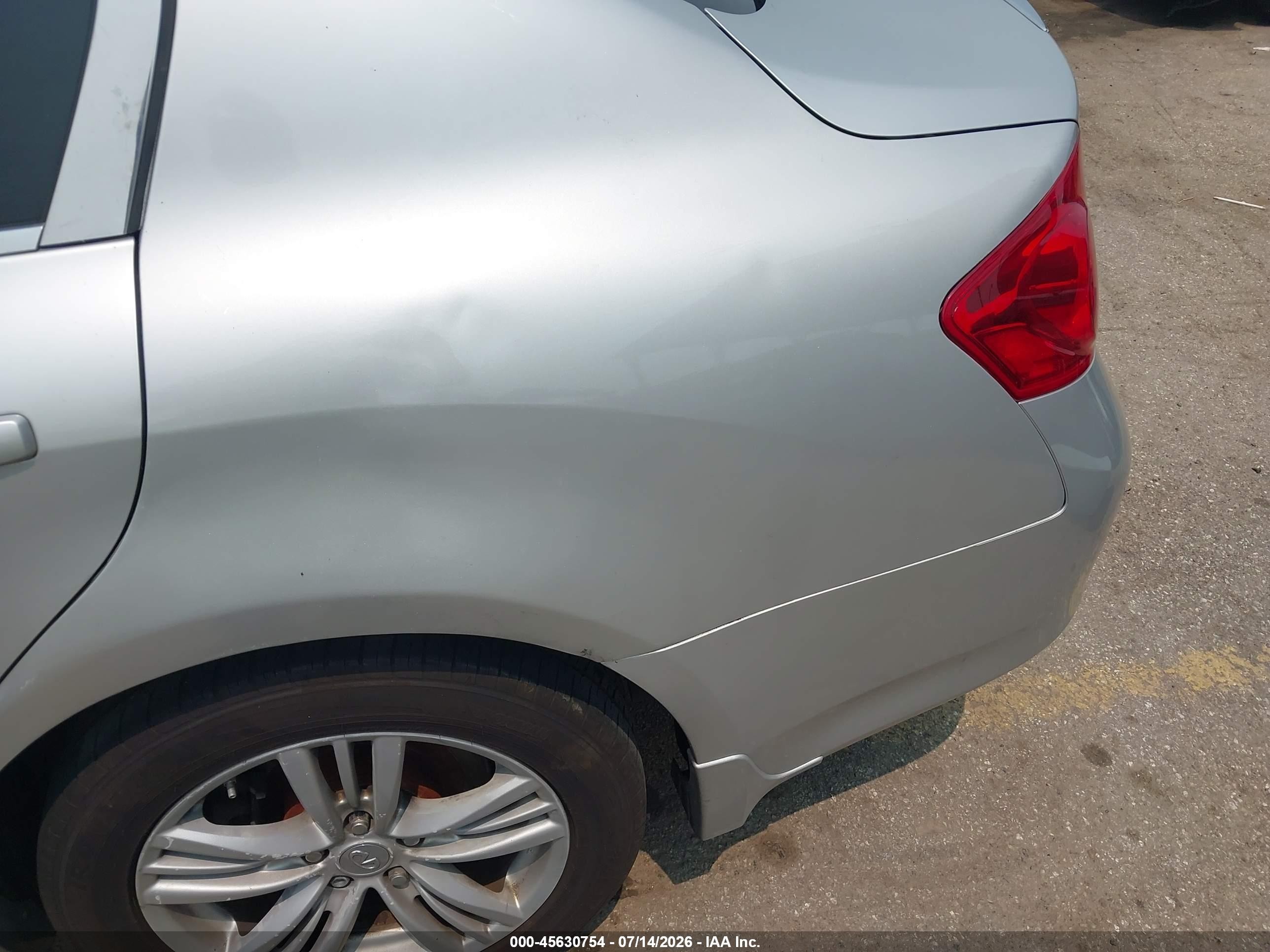 2010 Infiniti G37x   Silver vin: JN1CV6AR3AM456649