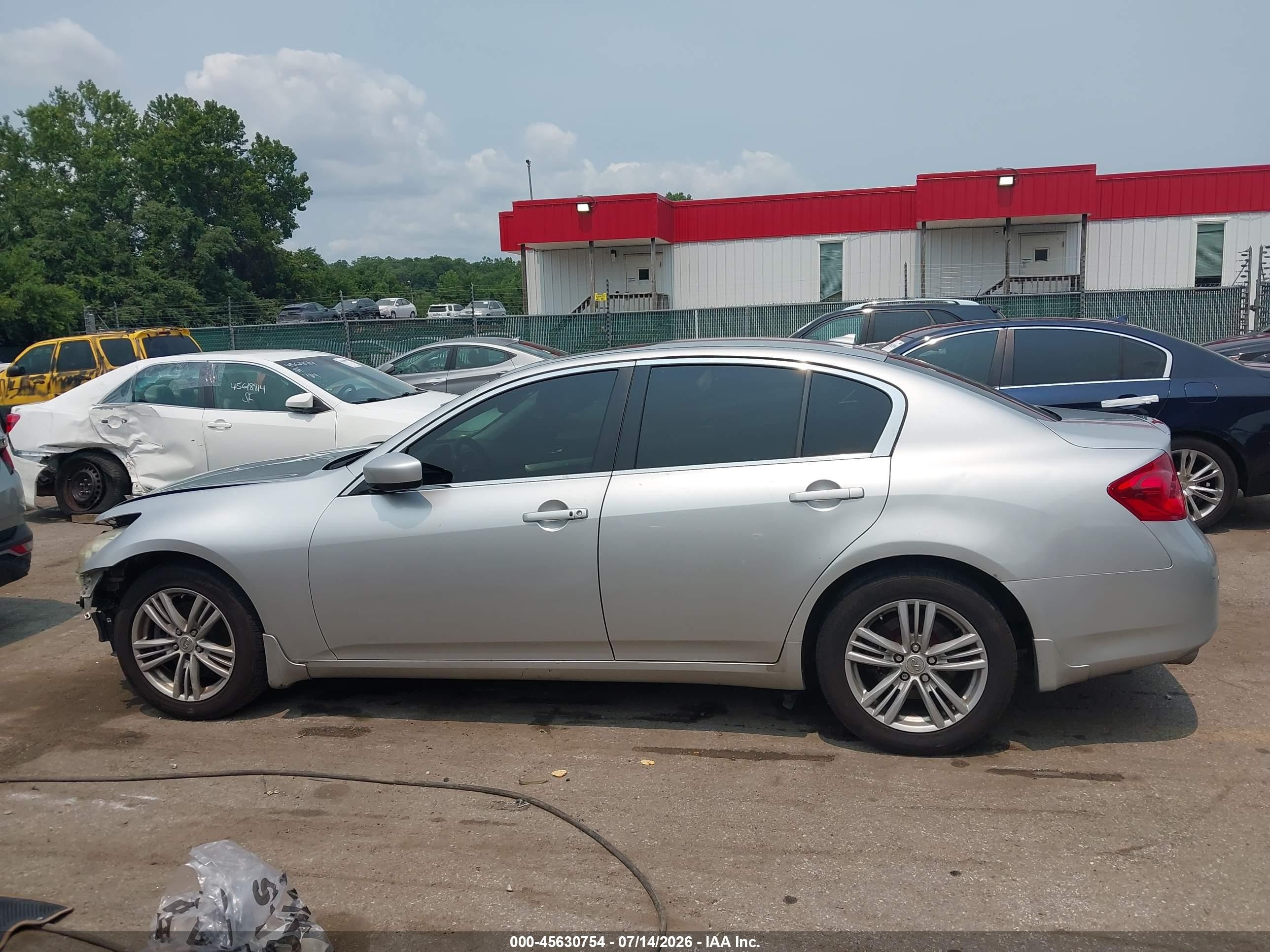 2010 Infiniti G37x   Silver vin: JN1CV6AR3AM456649