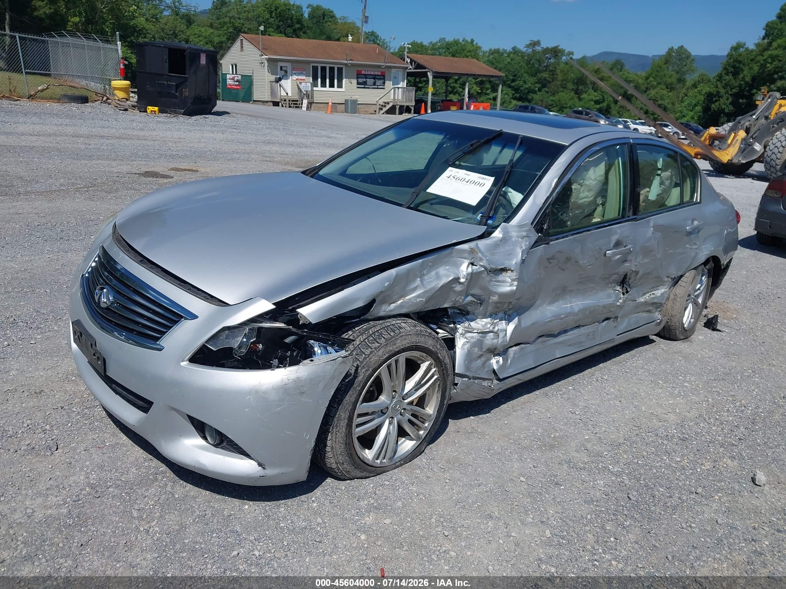 2011 Infiniti G37x Серебряный vin: JN1CV6AR3BM355192