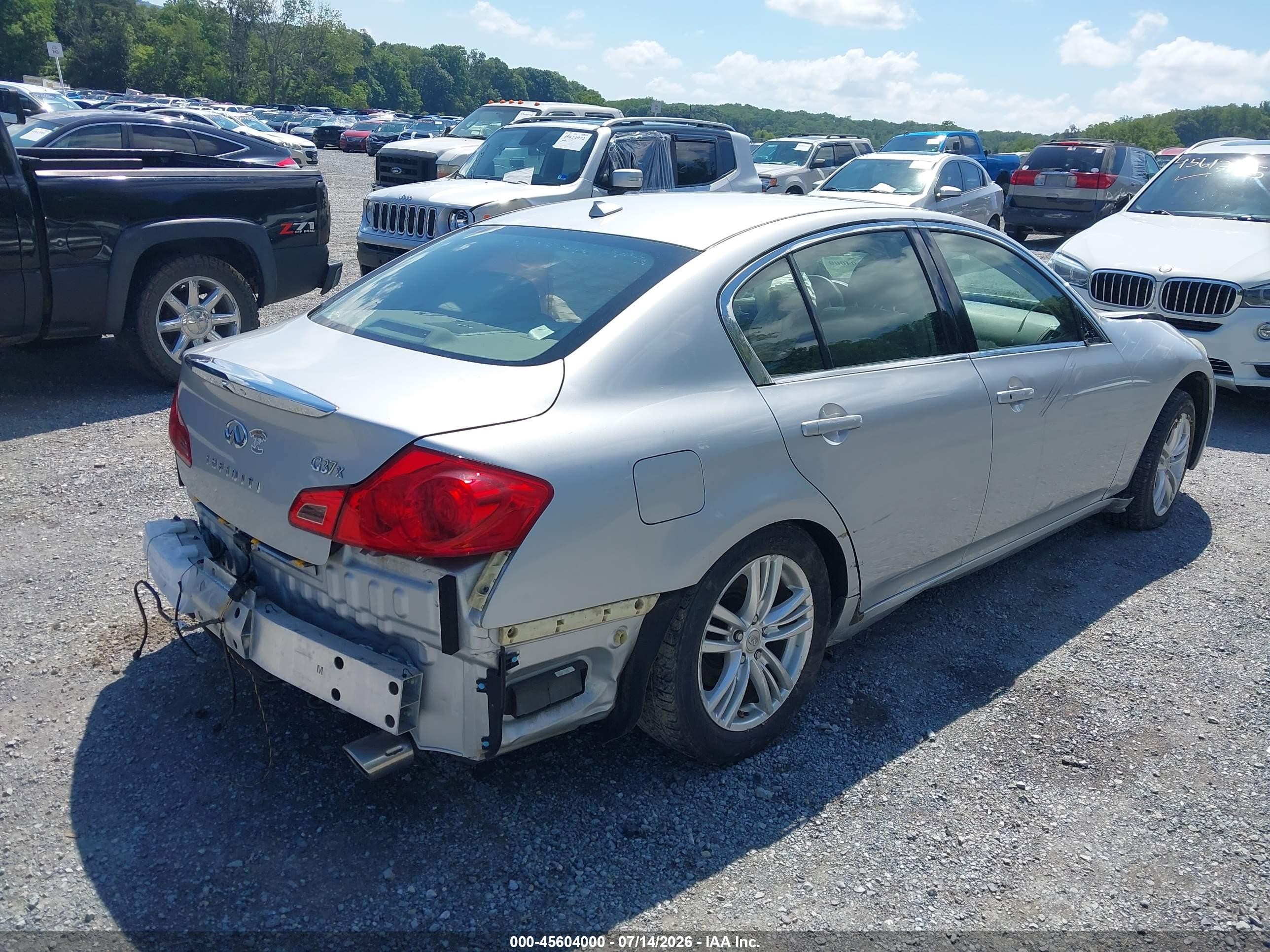 2011 Infiniti G37x Серебряный vin: JN1CV6AR3BM355192