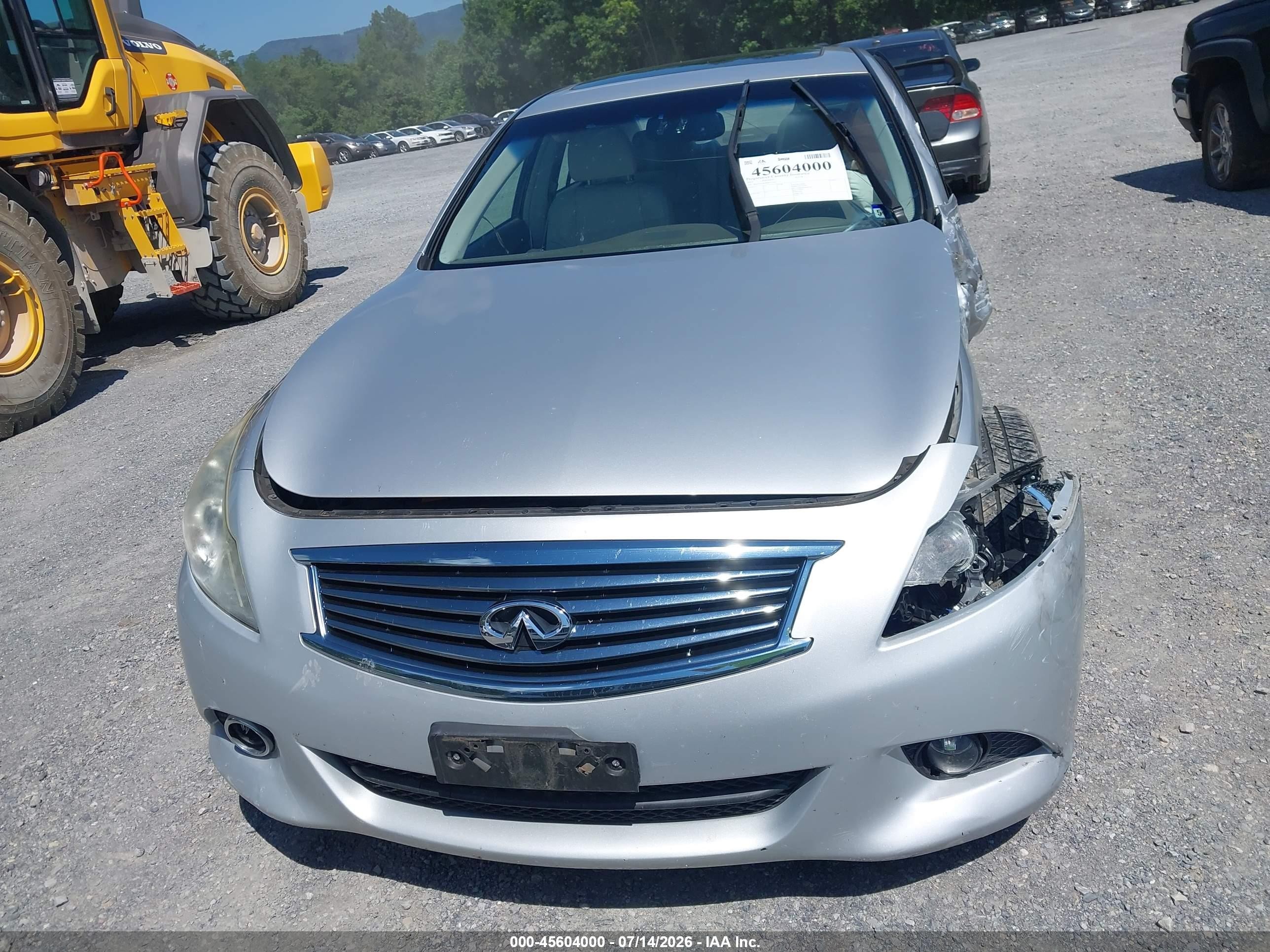 2011 Infiniti G37x Серебряный vin: JN1CV6AR3BM355192