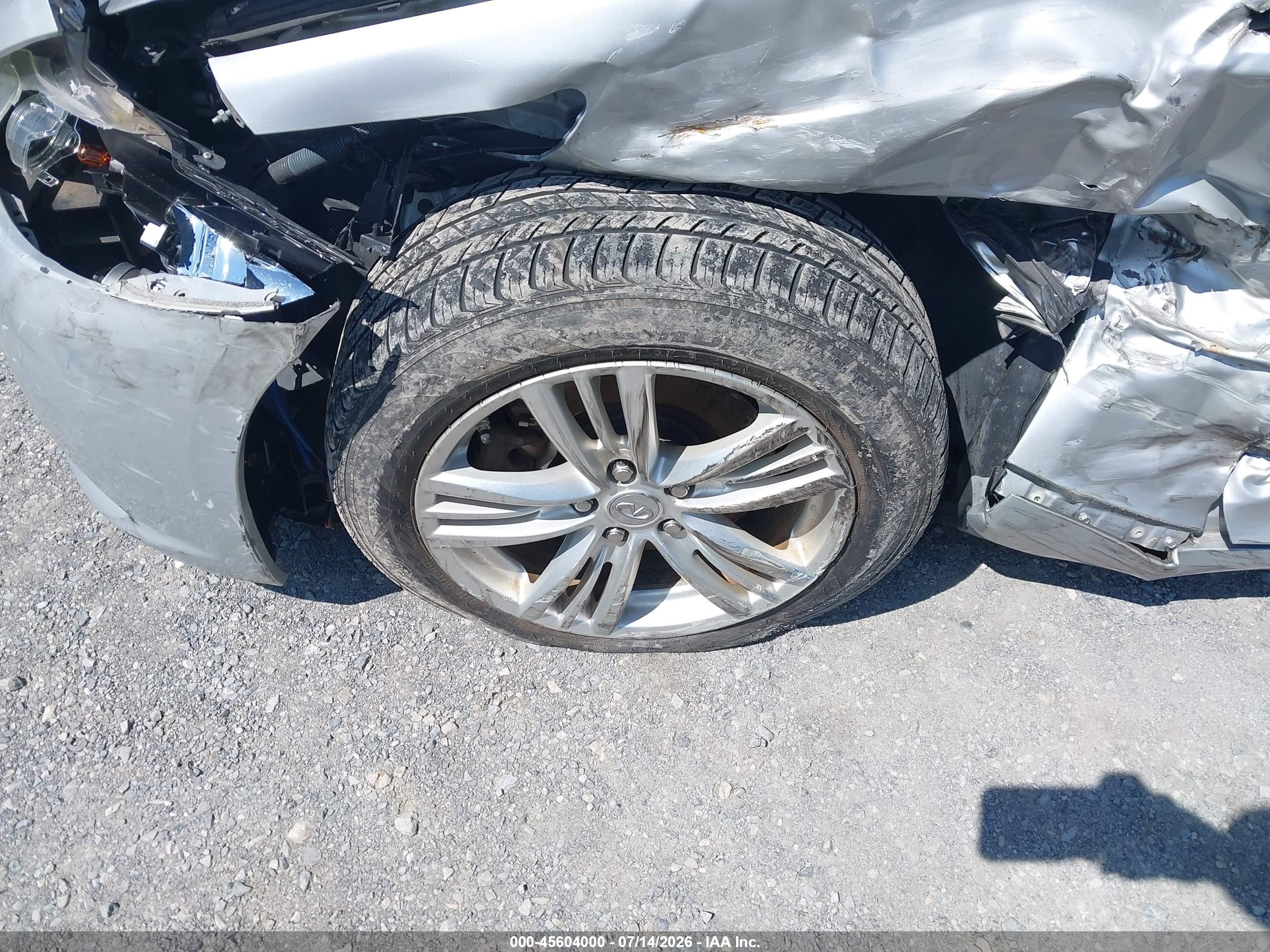2011 Infiniti G37x Серебряный vin: JN1CV6AR3BM355192
