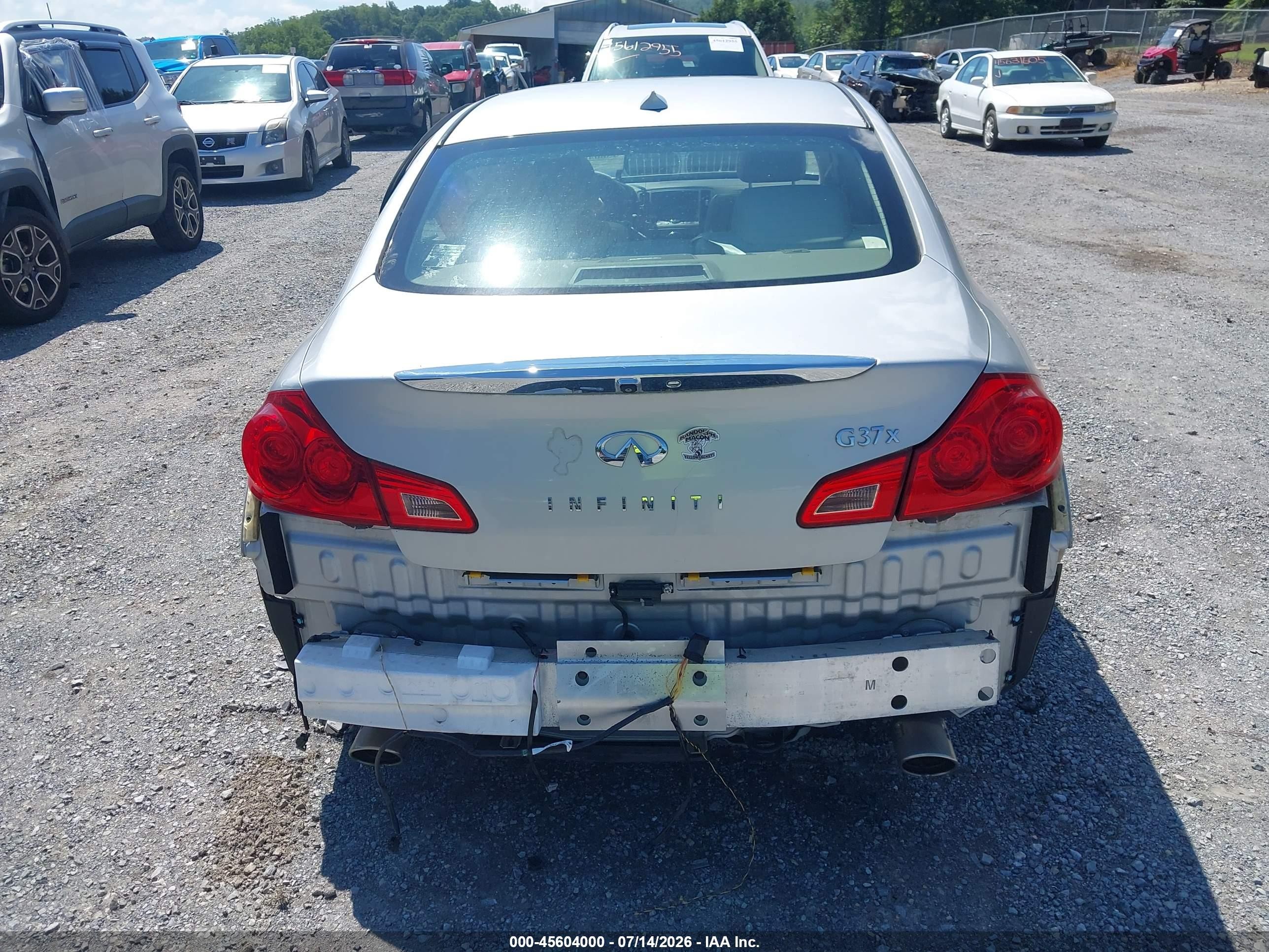 2011 Infiniti G37x Серебряный vin: JN1CV6AR3BM355192
