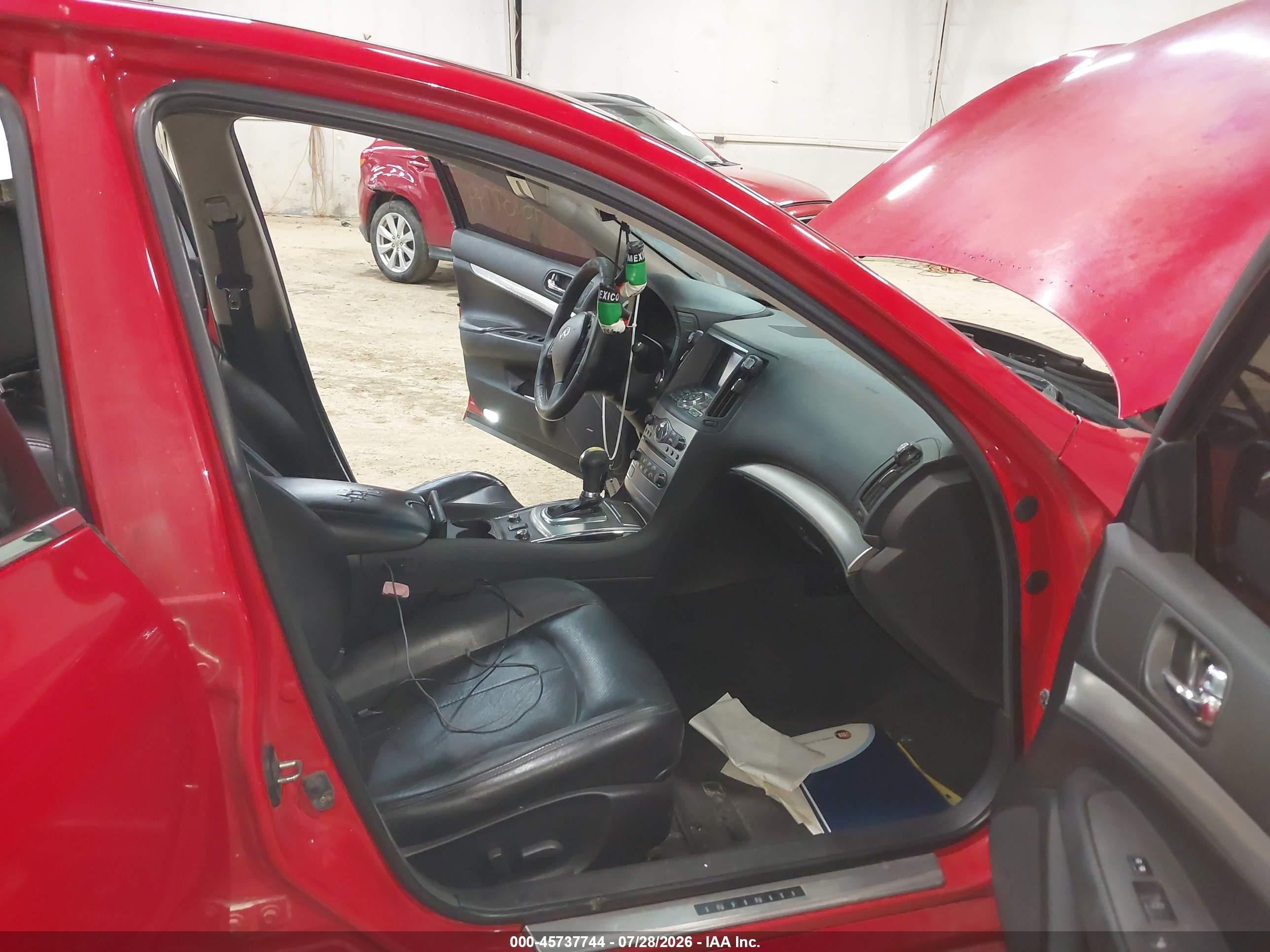 2012 Infiniti G37x   Red vin: JN1CV6AR3CM671905
