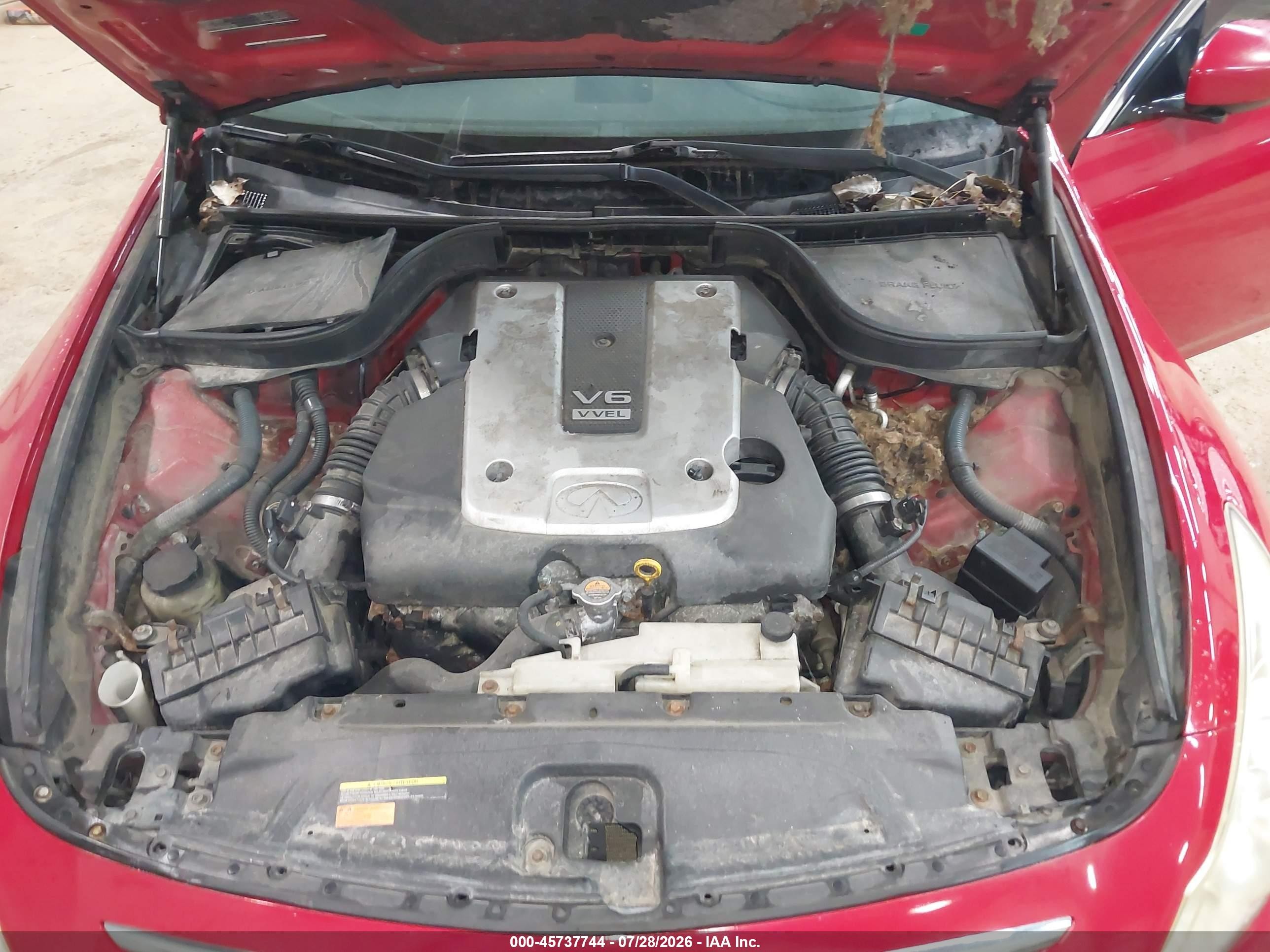 2012 Infiniti G37x   Red vin: JN1CV6AR3CM671905