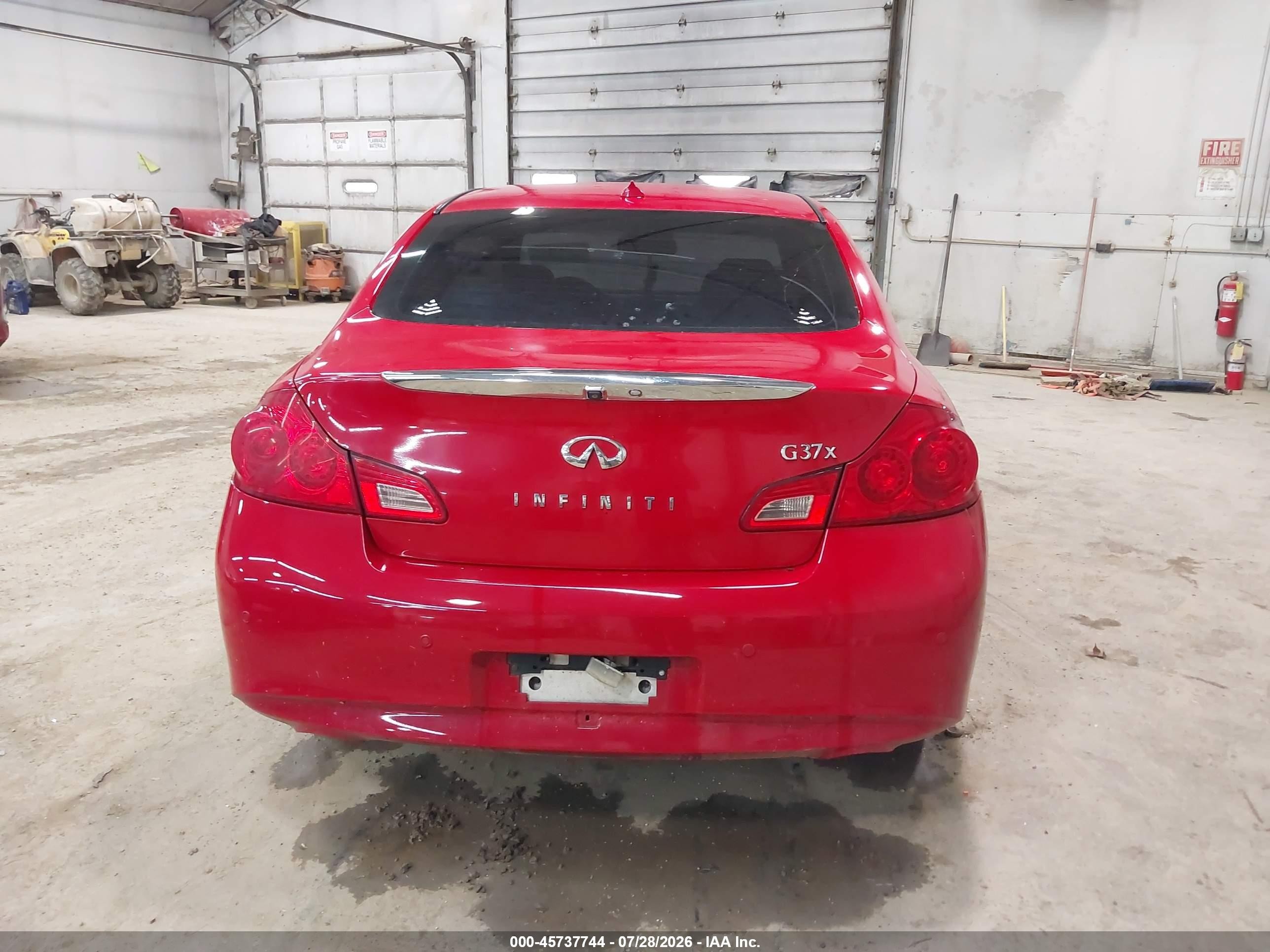 2012 Infiniti G37x   Red vin: JN1CV6AR3CM671905