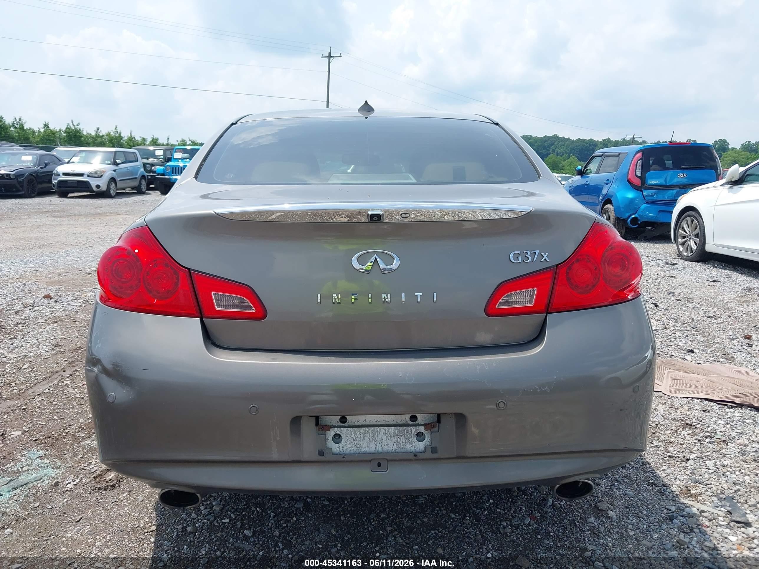 2012 Infiniti G37x   Champagne vin: JN1CV6AR3CM674383