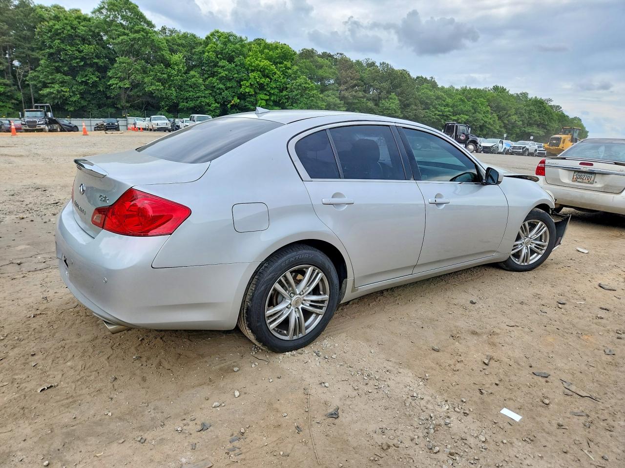 2012 Infiniti G37 Sedan X Silver vin: JN1CV6AR3CM677025