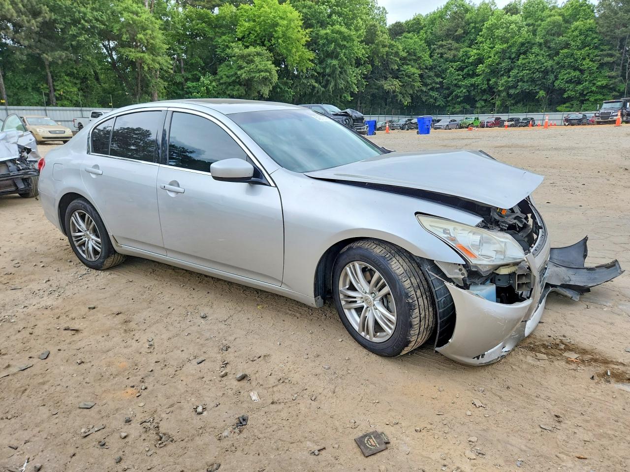 2012 Infiniti G37 Sedan X Silver vin: JN1CV6AR3CM677025