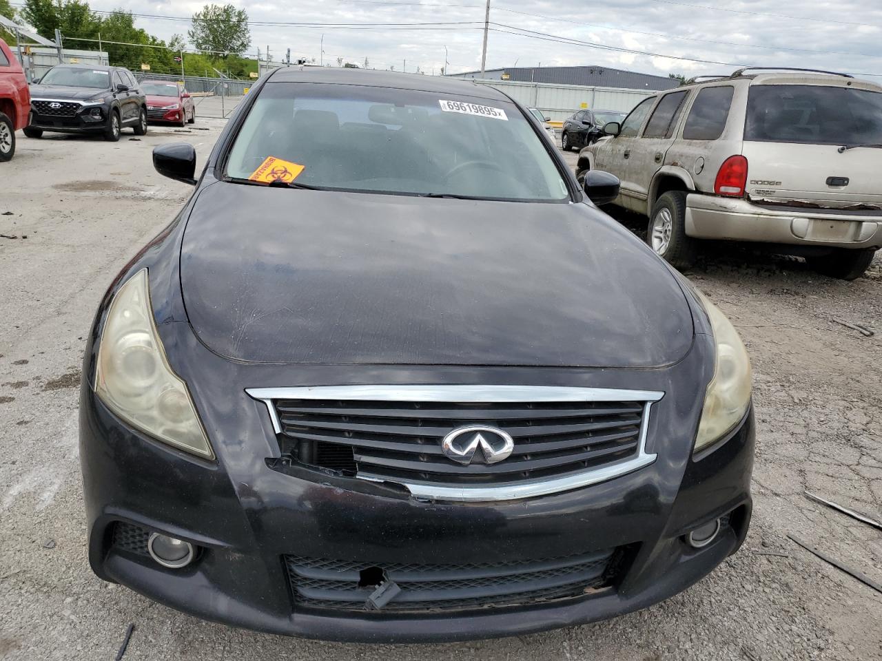2012 Infiniti G37 Black vin: JN1CV6AR3CM677347