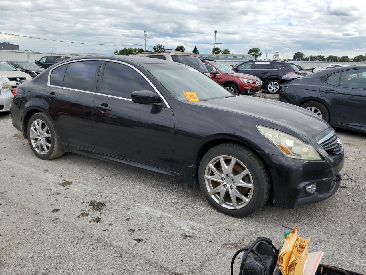 2012 Infiniti G37 Black vin: JN1CV6AR3CM677347