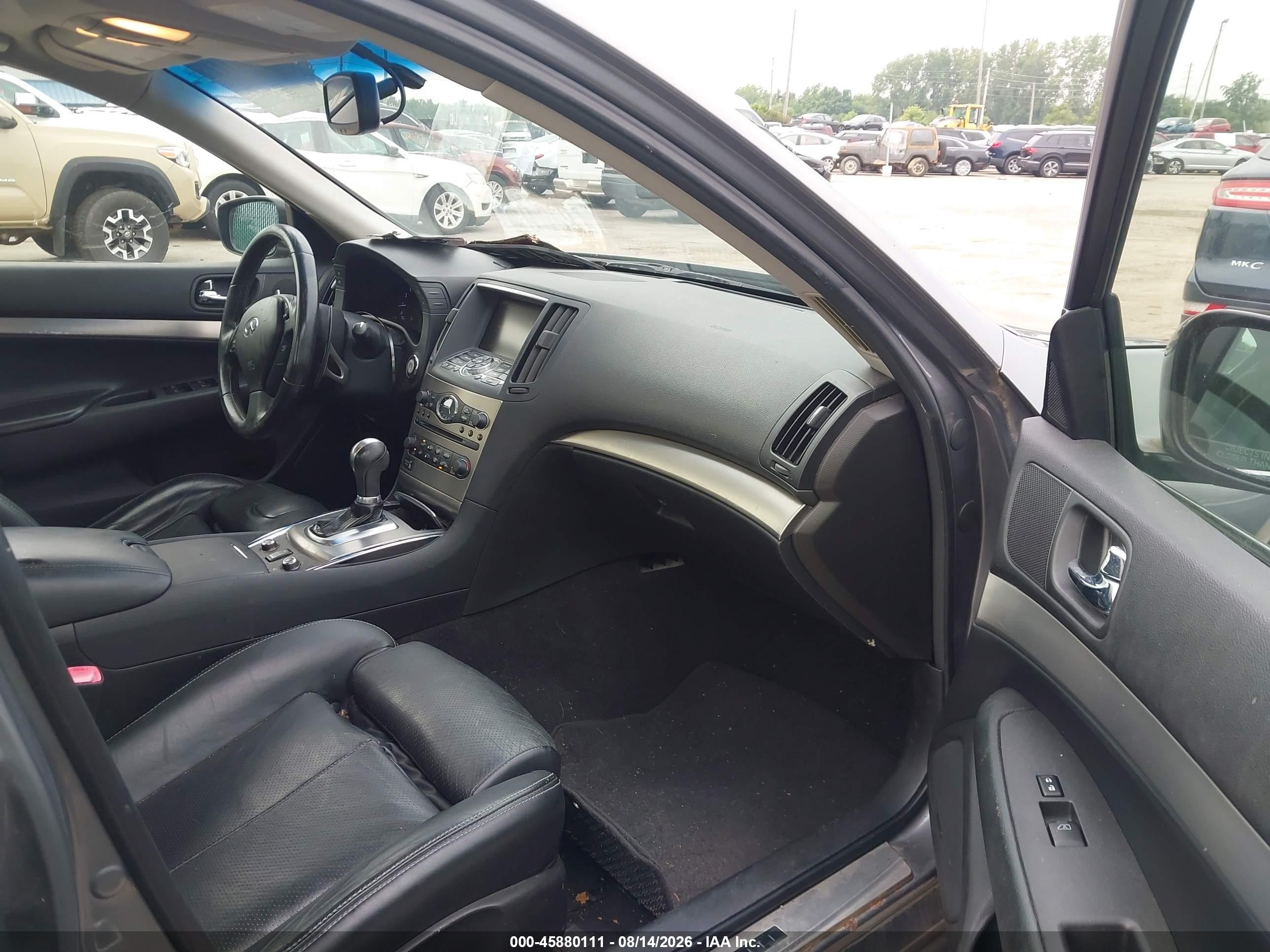 2012 Infiniti G37x   Gray vin: JN1CV6AR3CM678465