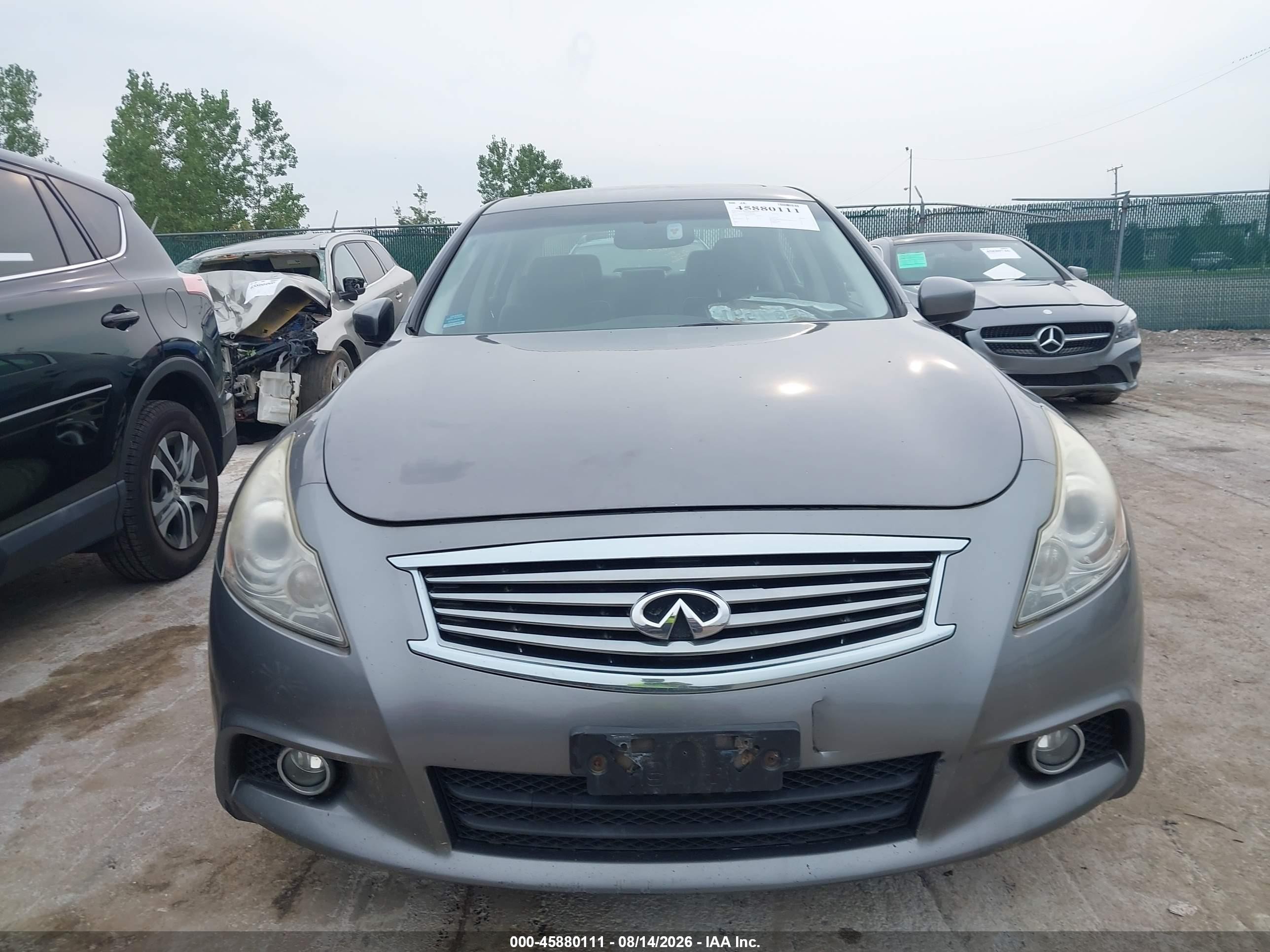 2012 Infiniti G37x   Gray vin: JN1CV6AR3CM678465
