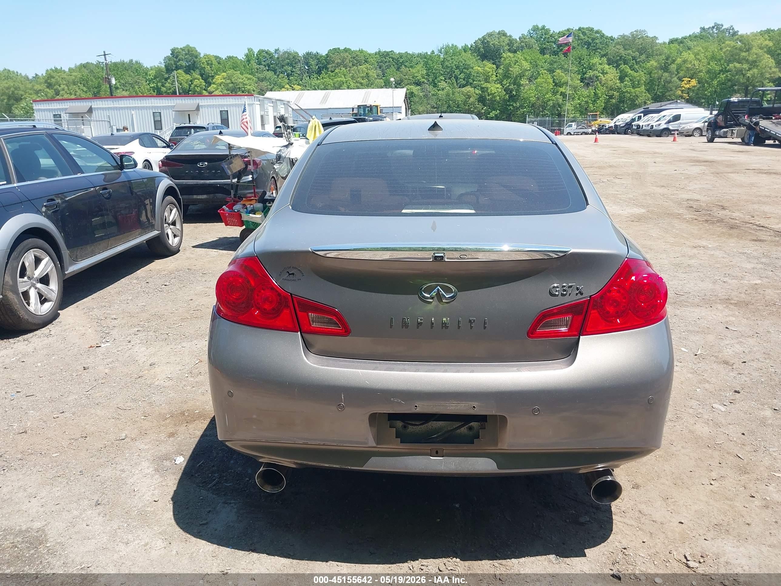 2012 Infiniti G37x   Gray vin: JN1CV6AR3CM678952