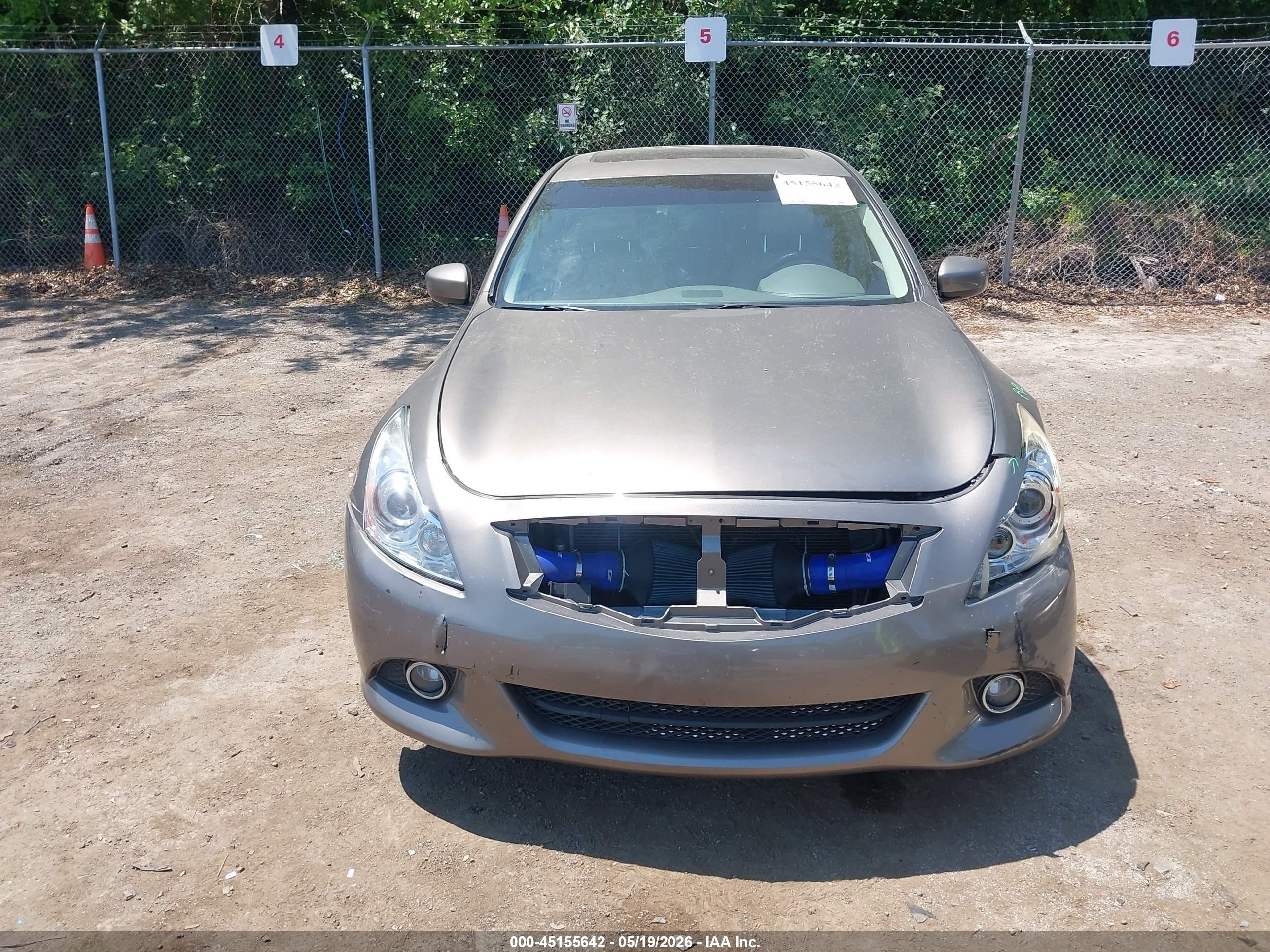 2012 Infiniti G37x   Gray vin: JN1CV6AR3CM678952