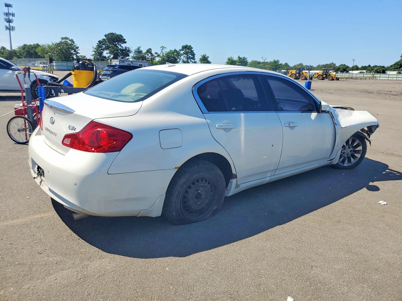 2012 Infiniti G37 Sedan X White vin: JN1CV6AR3CM971637