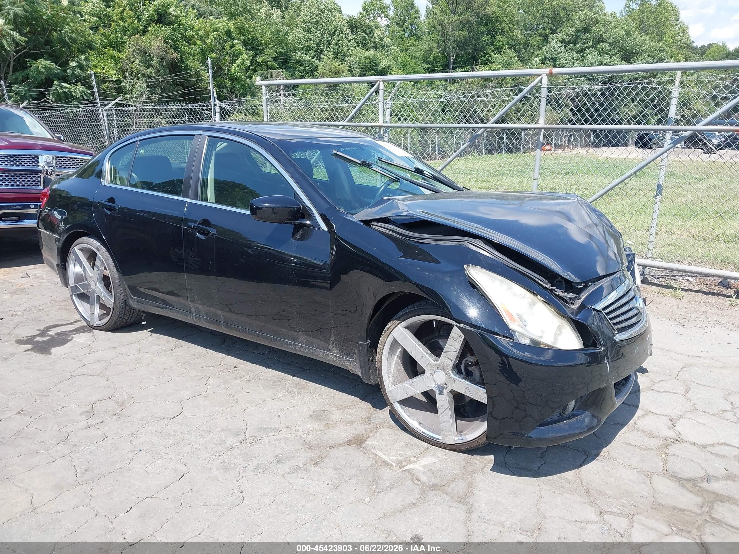 2013 Infiniti G37x   Black vin: JN1CV6AR3DM351372