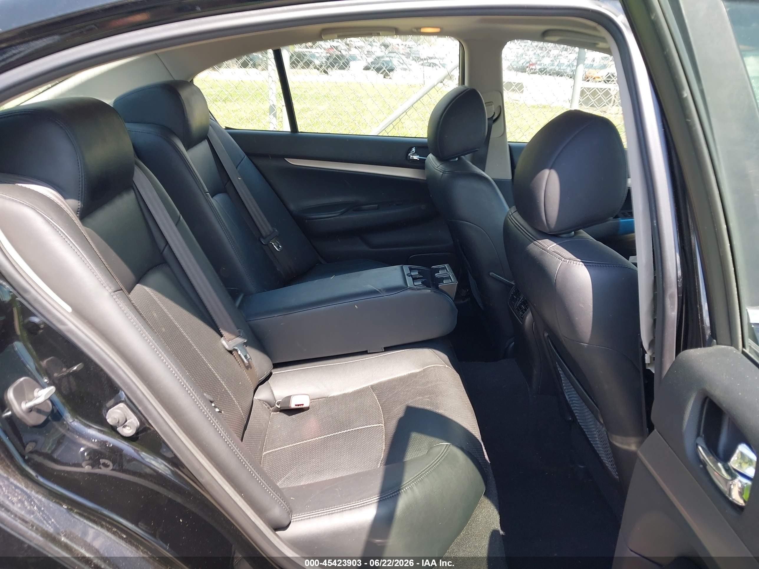 2013 Infiniti G37x   Black vin: JN1CV6AR3DM351372